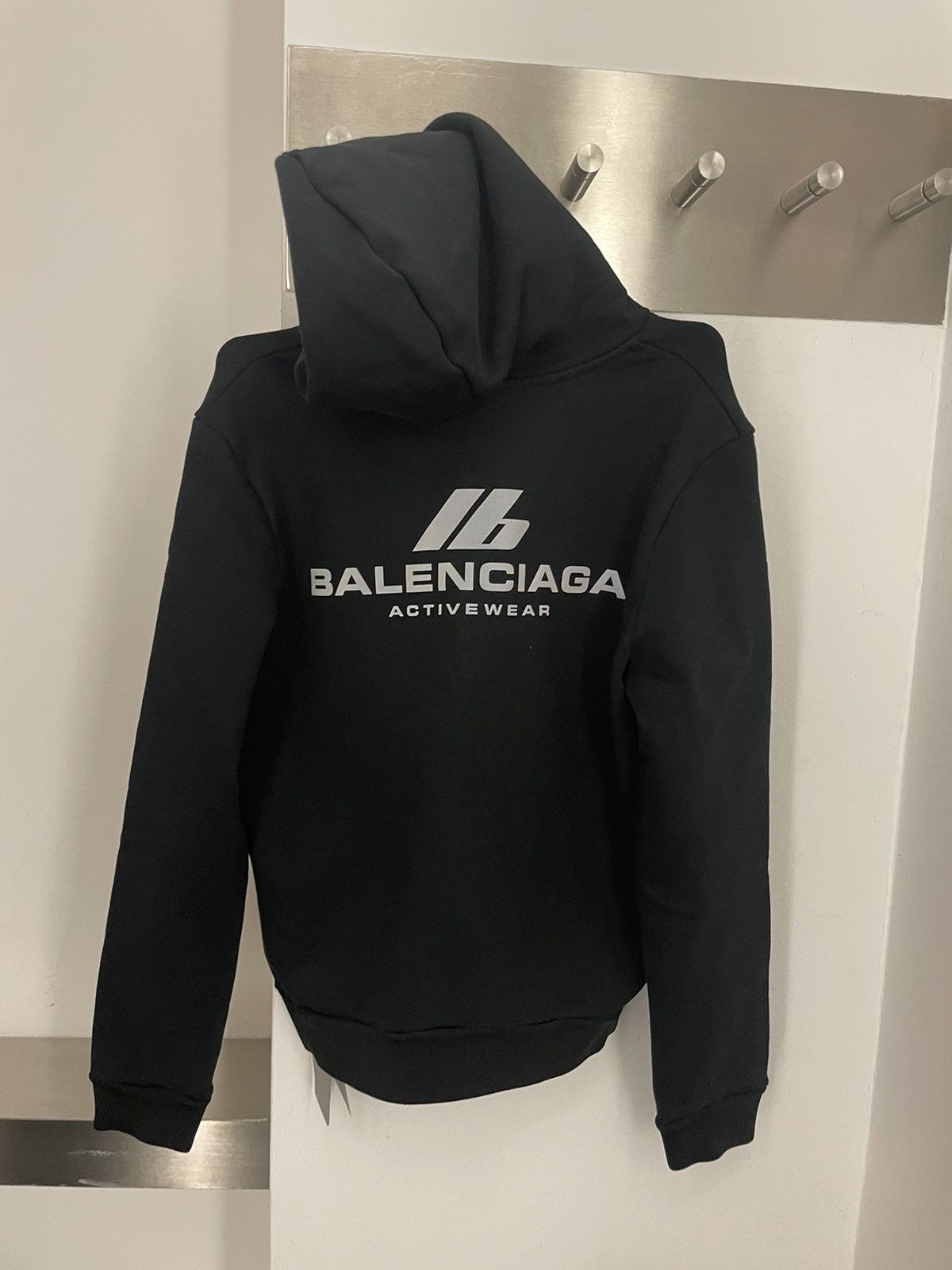 Balenciaga Zip-up hoodie Size L / US 10 / IT 46 - 2 Thumbnail
