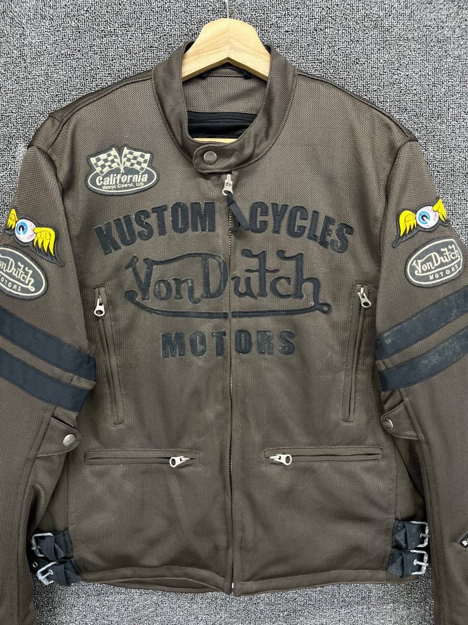 Von Dutch Vintage Von Dutch Kustom Cycles Rare Motor Racing Jacket Size US M / EU 48-50 / 2 - 5 Thumbnail