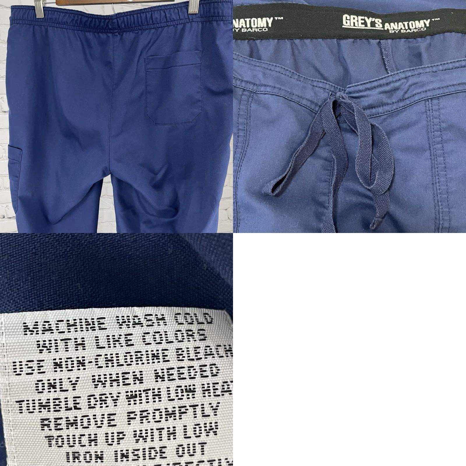 Vintage VINTAGE Grey’s Anatomy Grey Scrubs Drawstring Pants Men M 35x29 Pockets Size US 31 - 8 Thumbnail