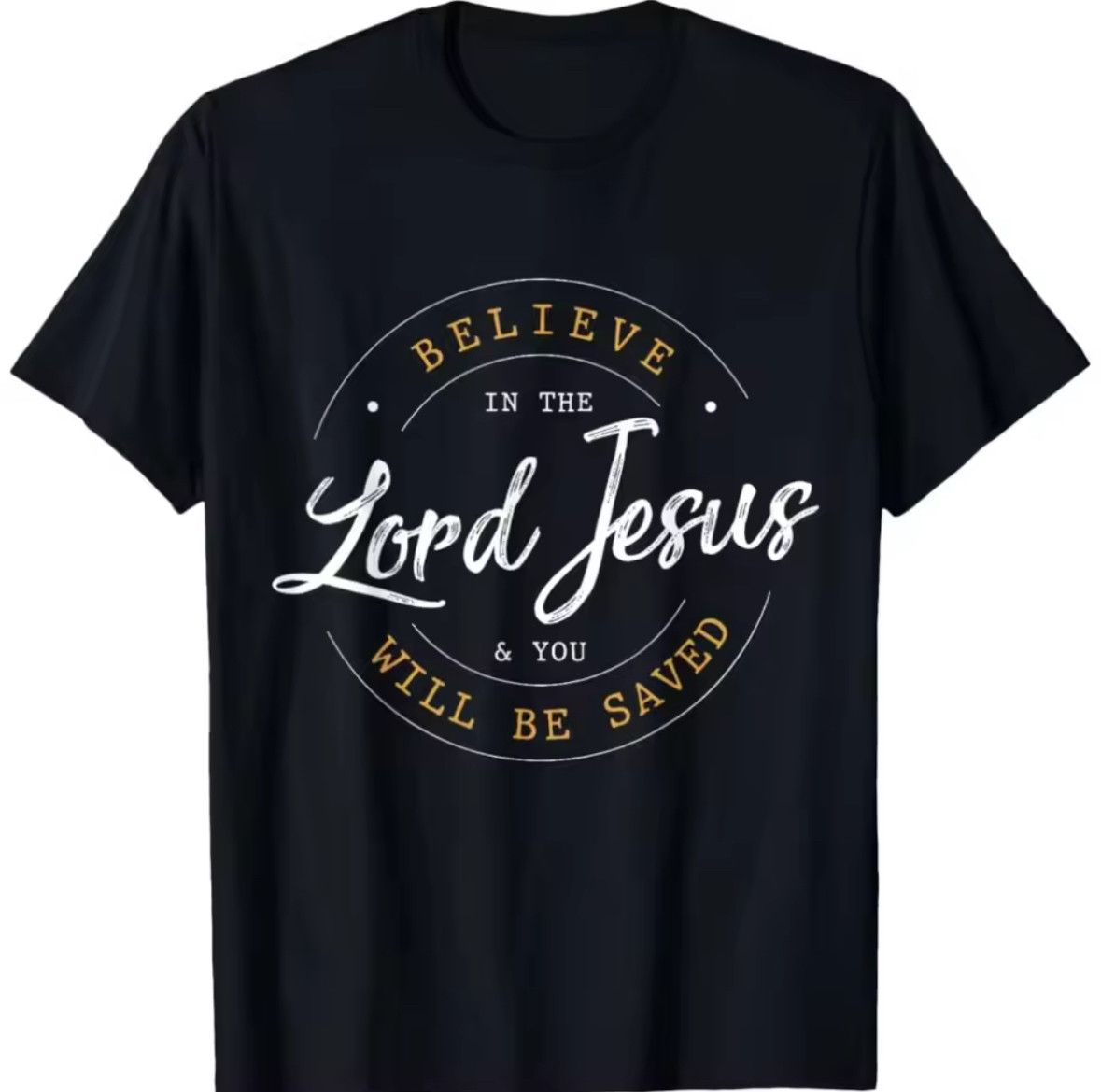 Other Streetwear Y2K Christian Believe Lord Jesus Print T-Shirt Size US L / EU 52-54 / 3 - 1 Thumbnail