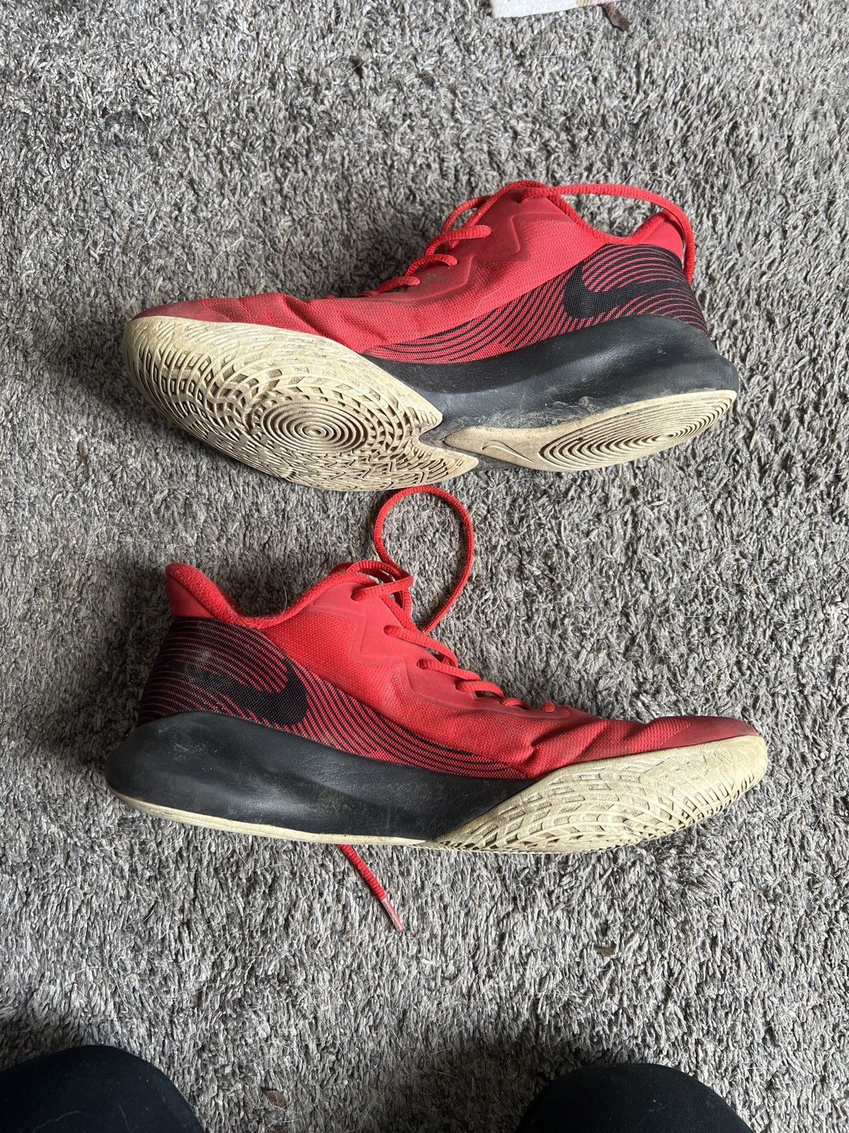 Nike Nike Precision IV University Red Sneakers Size US 12 / EU 45 - 2 Thumbnail