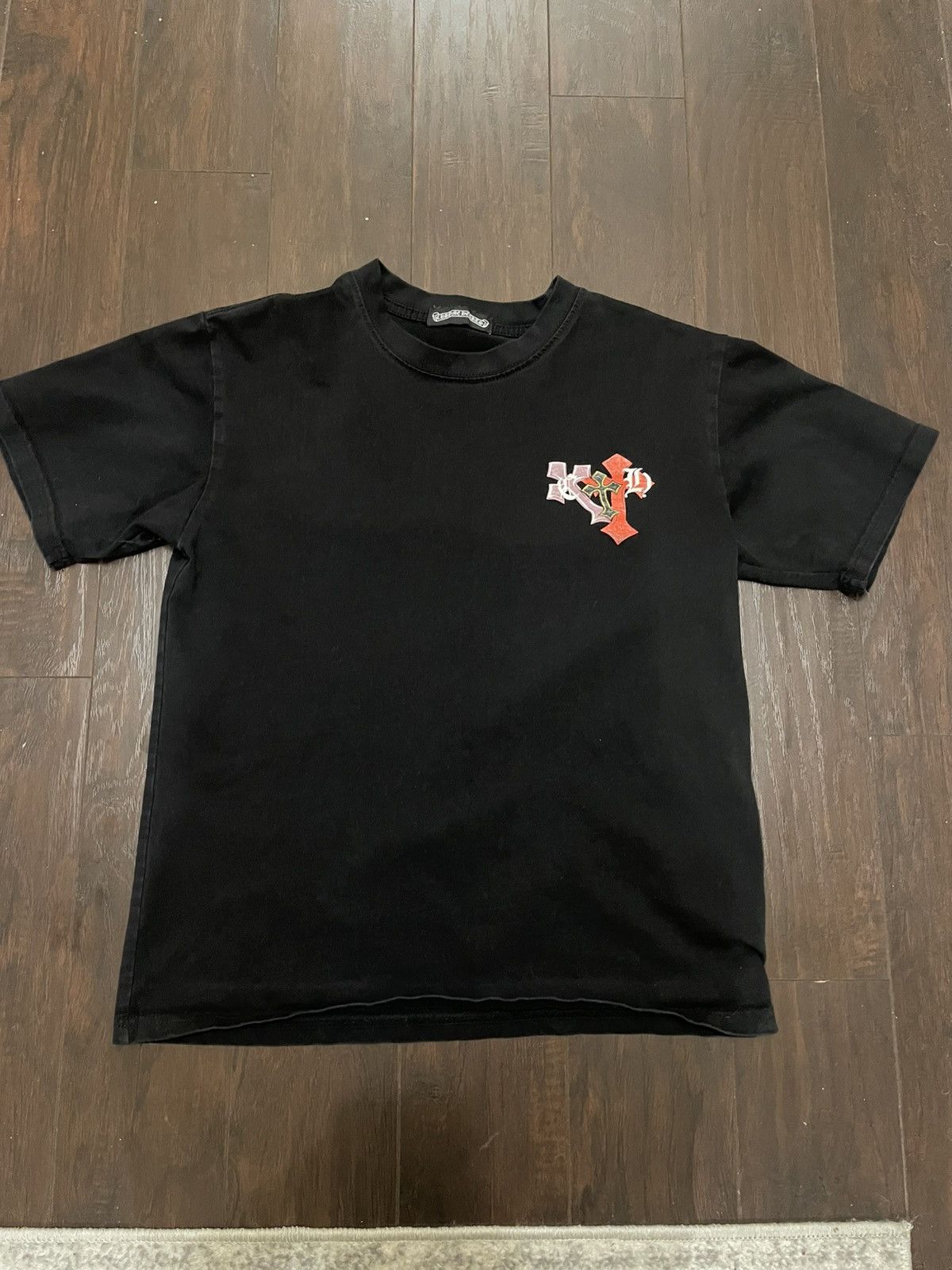 Japanese Brand black cross shirt Size US M / EU 48-50 / 2 - 2 Thumbnail