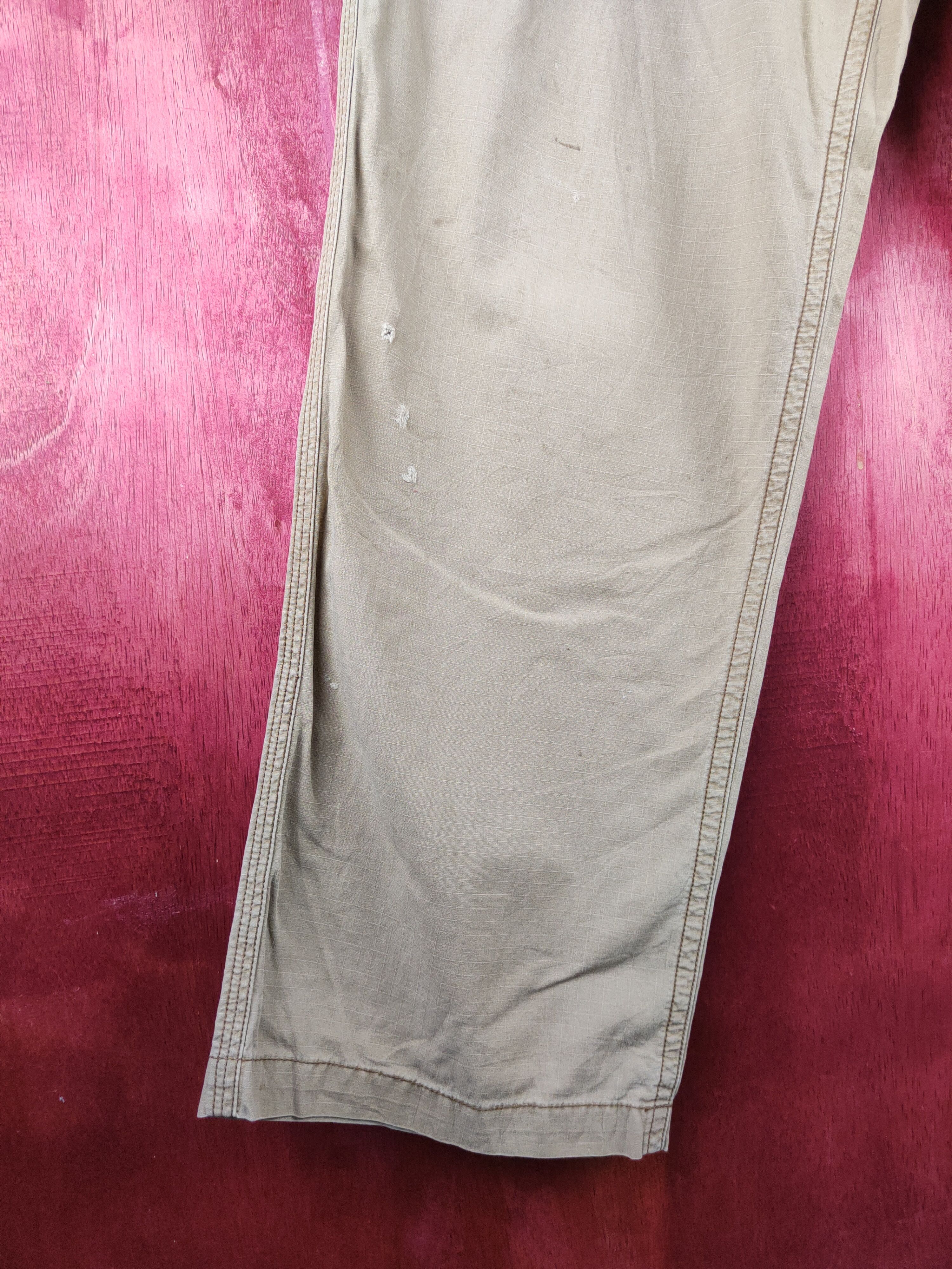 Japanese Brand Burtle Brown Multipocket Baggy Cargo Pants N#S21 Size US 30 / EU 46 - 4 Thumbnail