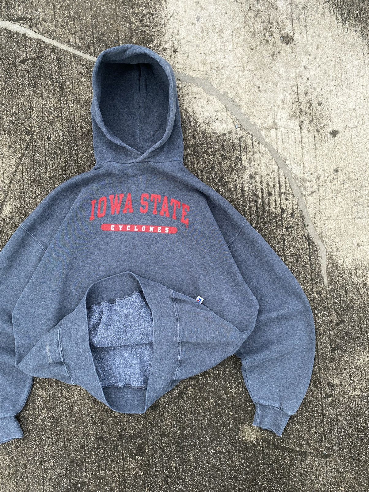 Russell Athletic Vintage Russell Athletic Hoodie IOWA Size US XL / EU 56 / 4 - 5 Thumbnail