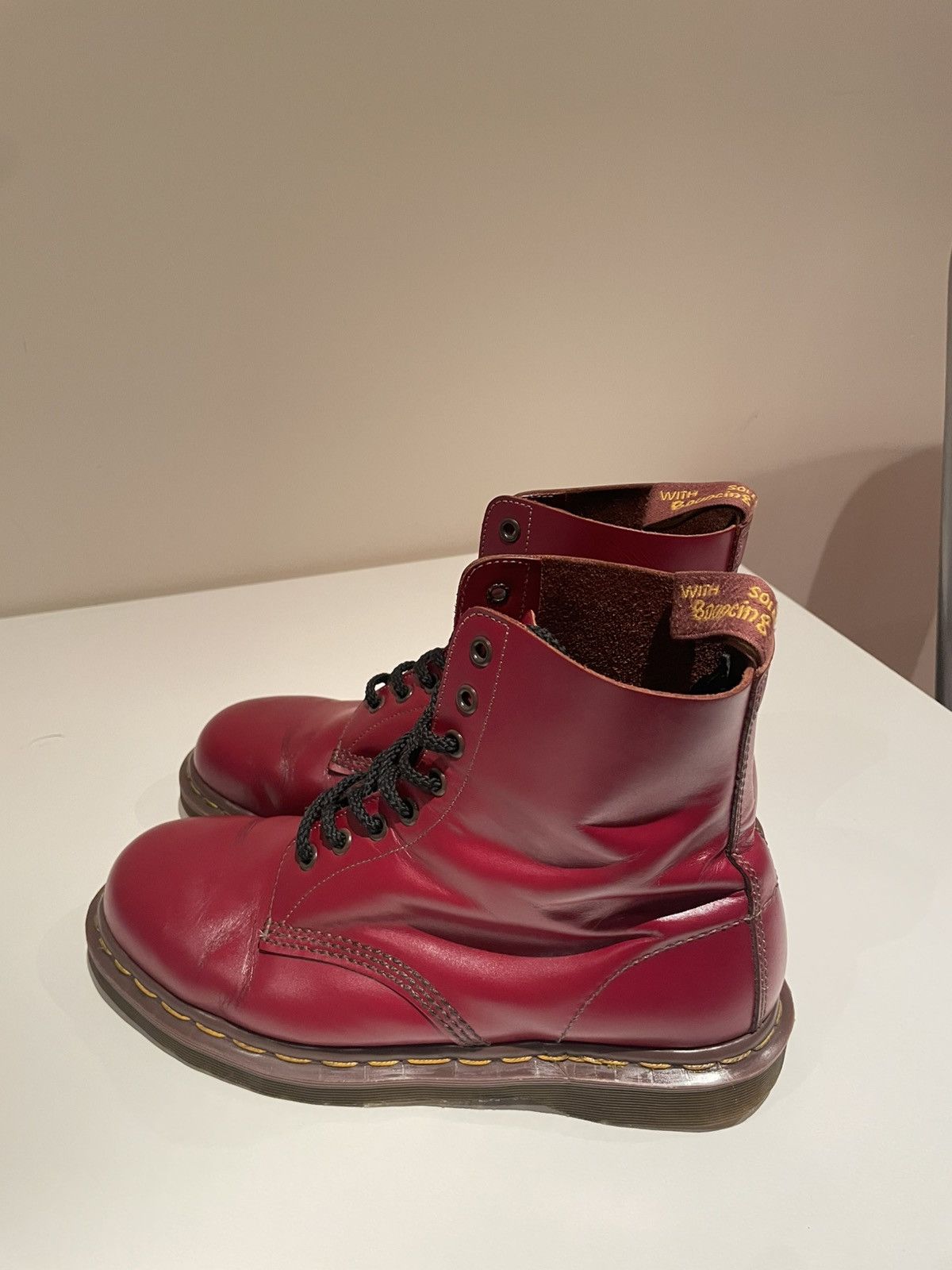 Dr. Martens Dr Martens Red 1460 Made in England Boots Size US 9 / EU 42 - 9 Thumbnail