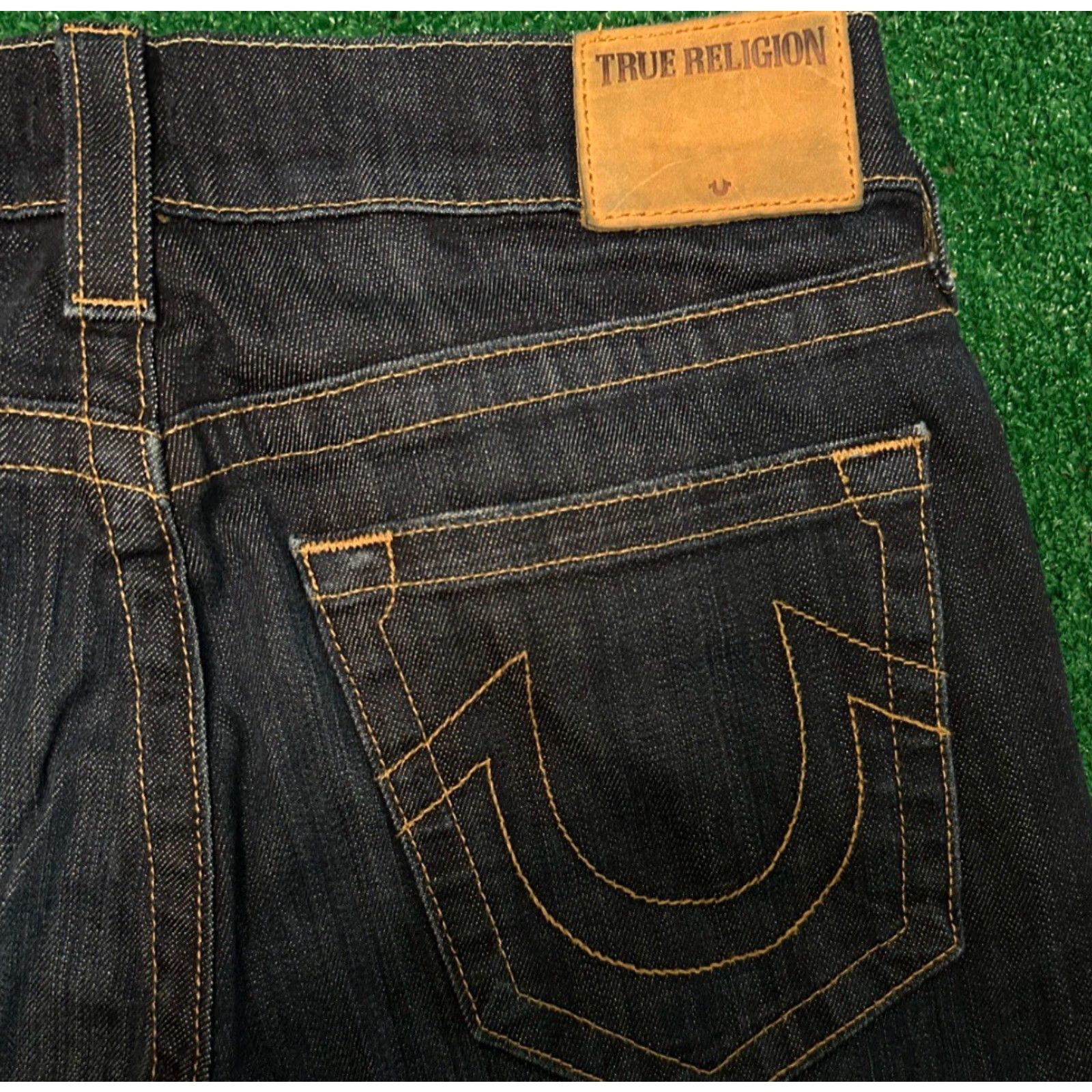 True Religion VINTAGE True Religion Jeans Ricky Relaxed Straight Mens 30 Jeans 30x33 Hip Hop USA Blue Size US 30 / EU 46 - 2 Thumbnail