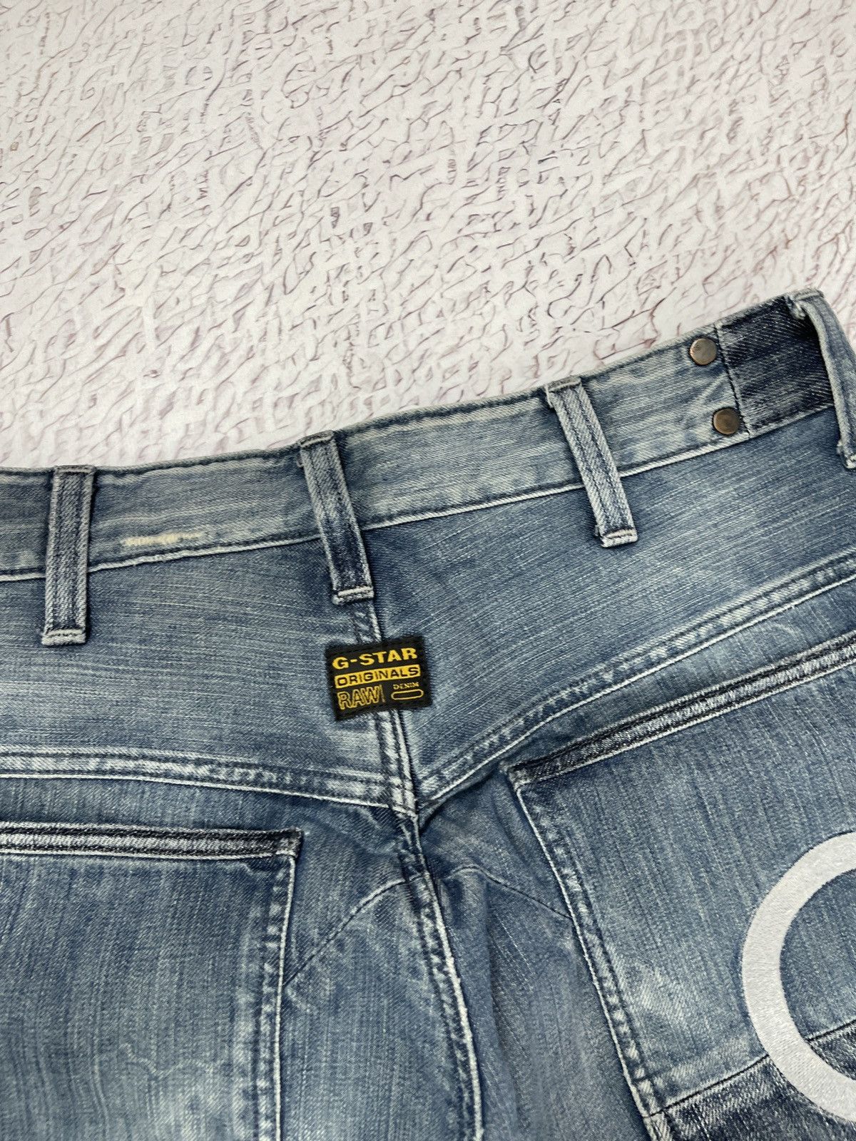 G-Star G-Star Raw vintage Elwood loose prisoner Monty embro jeans Size US 31 - 15 Thumbnail