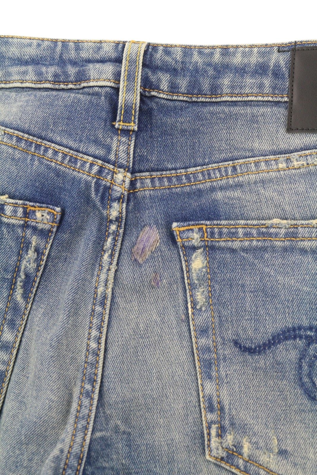 R13 BOY STRAIGHT 26 Kelly Stretch Ankle Washed Blue 85438 Size 26" / US 2 / IT 38 - 12 Thumbnail