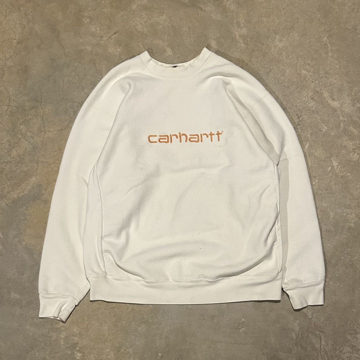 Vintage 1980s Carhartt Rugged Outdoor Wear Logo Crewneck