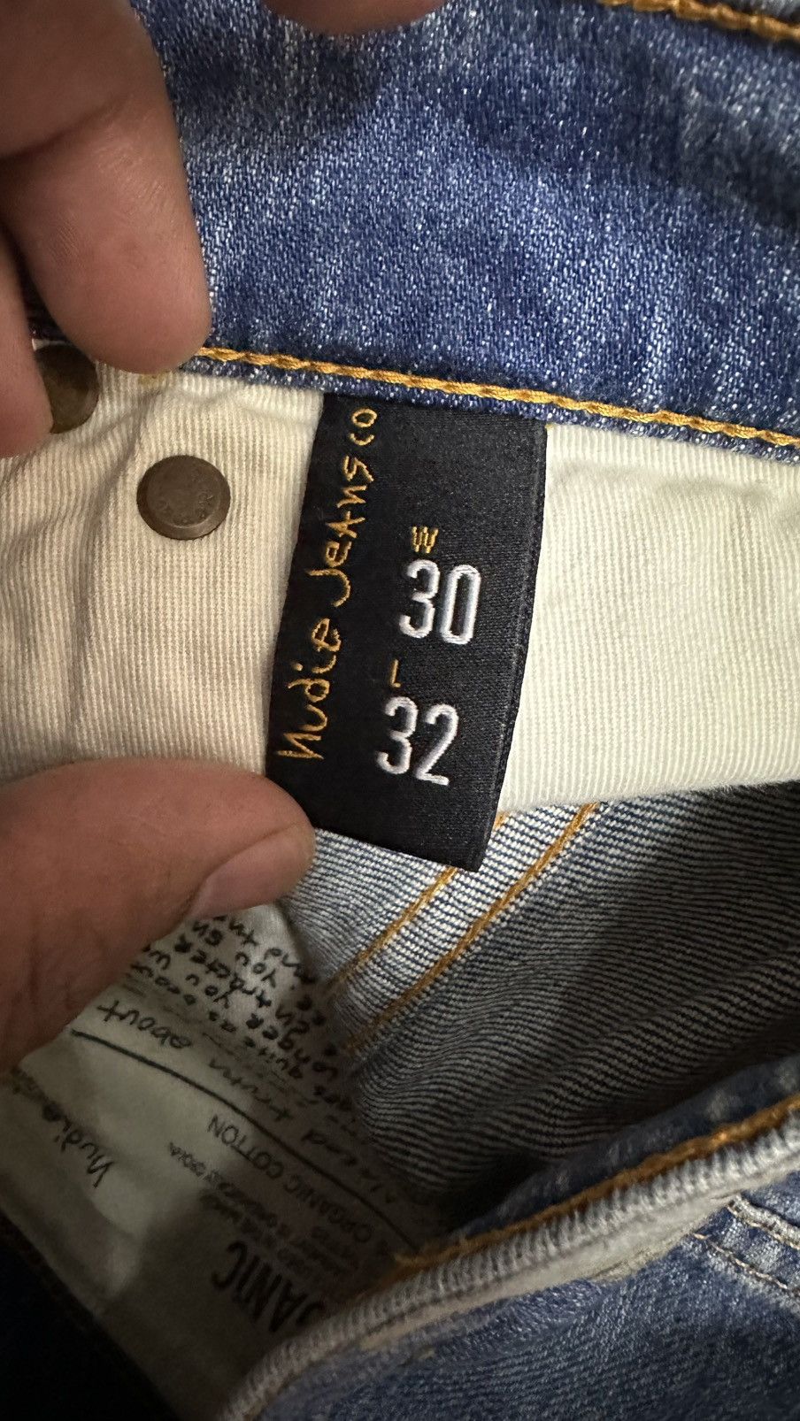 Nudie Jeans Nudie Slimfit Jeans Size US 30 / EU 46 - 5 Thumbnail