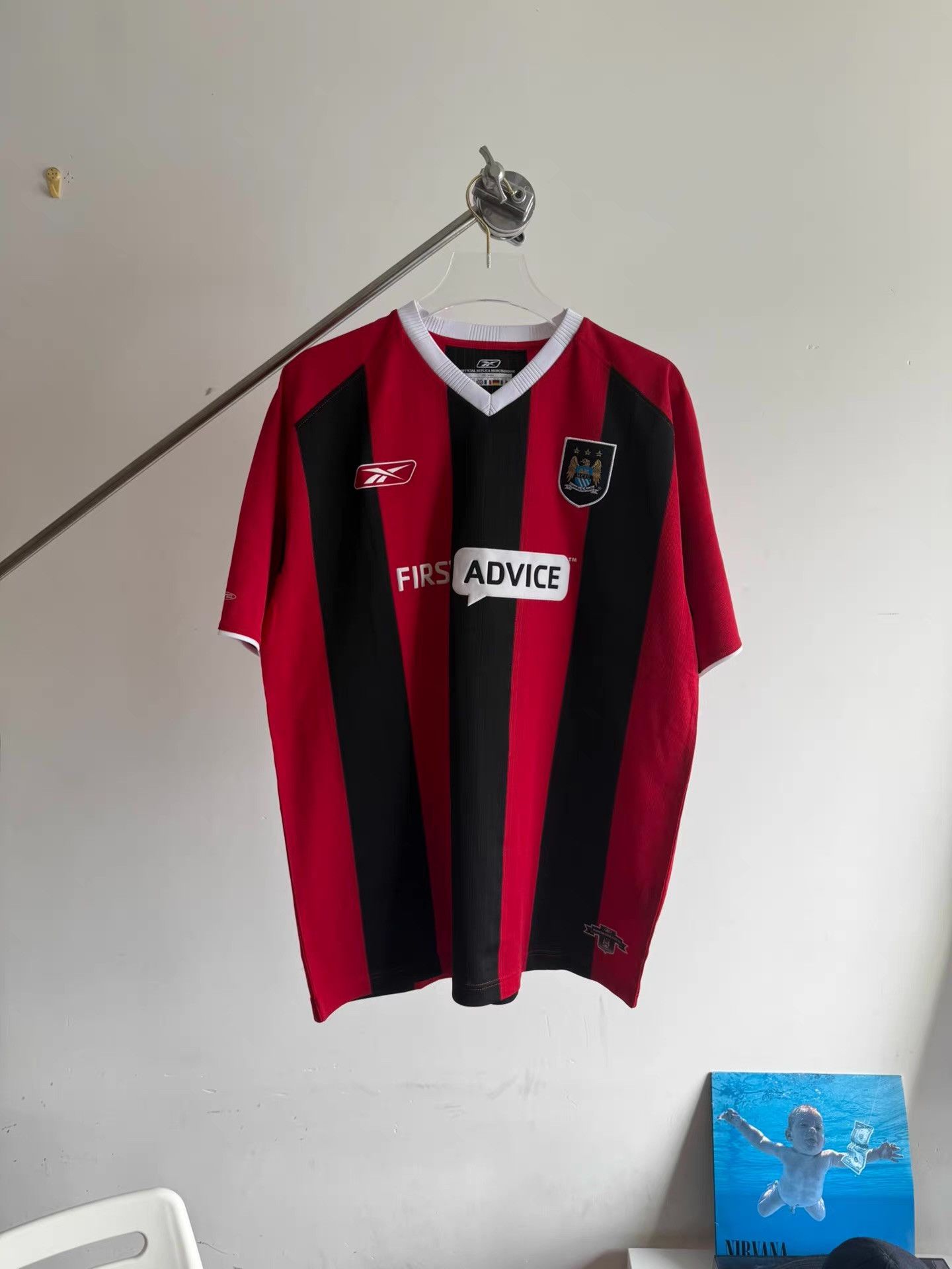 Reebok Reebok Manchester City 03/04 season away jersey Q17 Size US XL / EU 56 / 4 - 1 Thumbnail