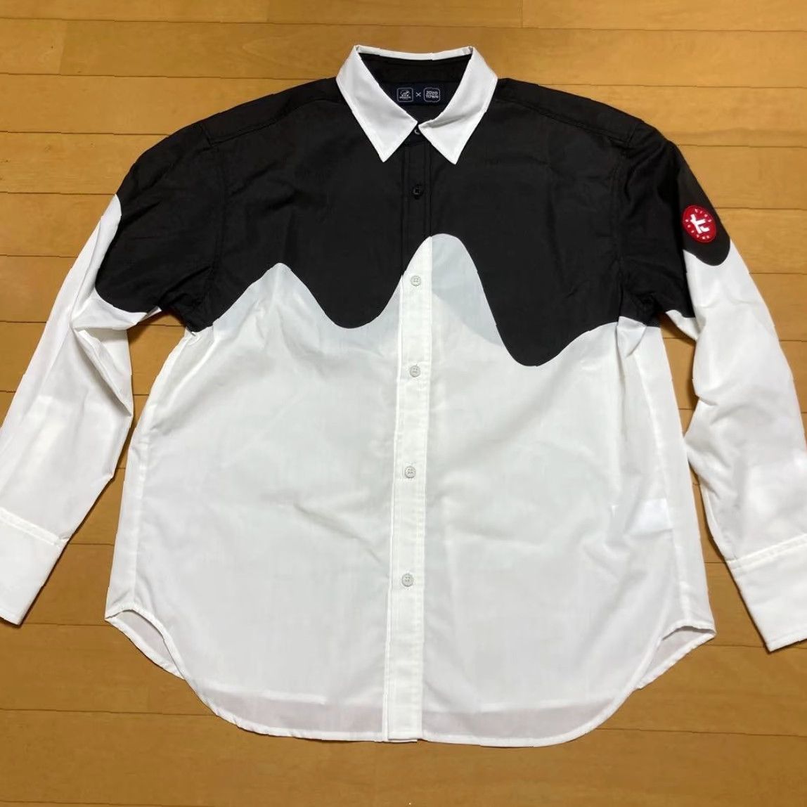 Vintage Splatoon 3 x Zozotown Sumi Kake Smocked Shirt Asian Unisex M size Japan Shirt Unisex M Black White Japan 90s Concert Theme Mens Womens Size US M / EU 48-50 / 2 - 2 Thumbnail