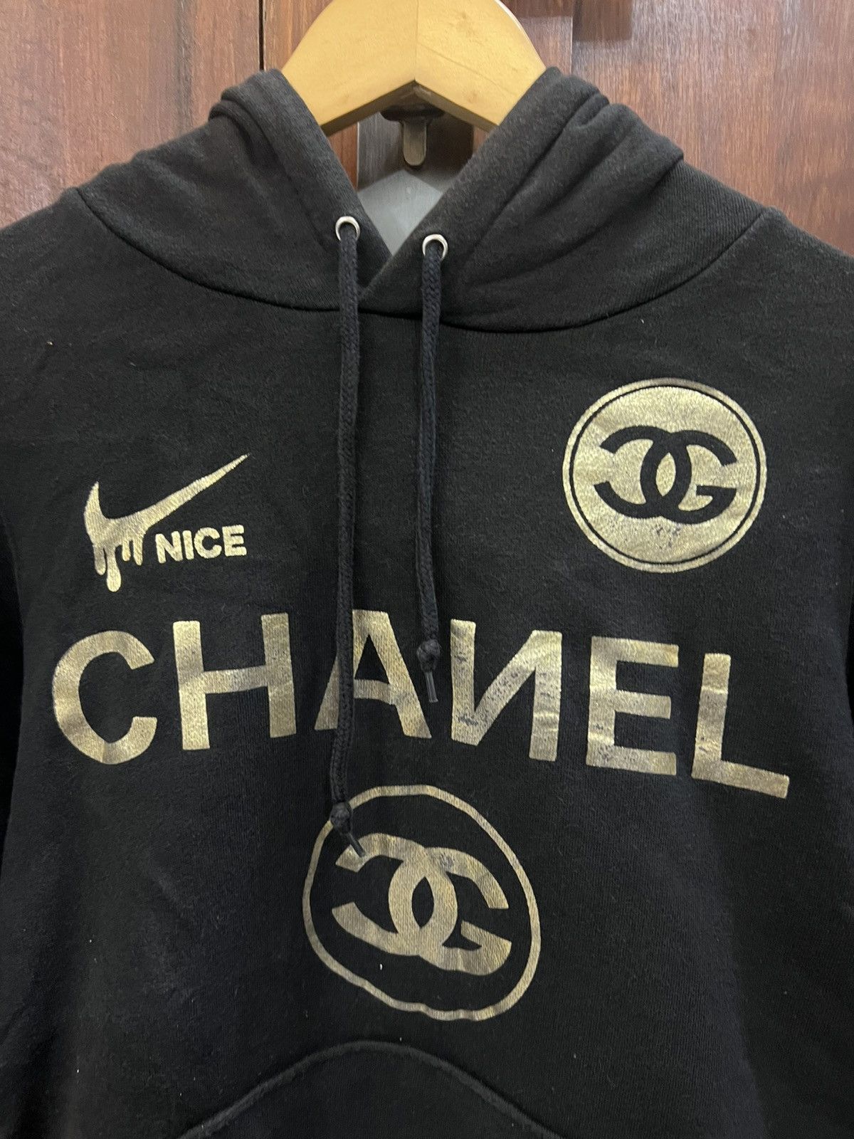 Japanese Brand Vintage Parody Chanel Hoodies Size US M / EU 48-50 / 2 - 2 Thumbnail