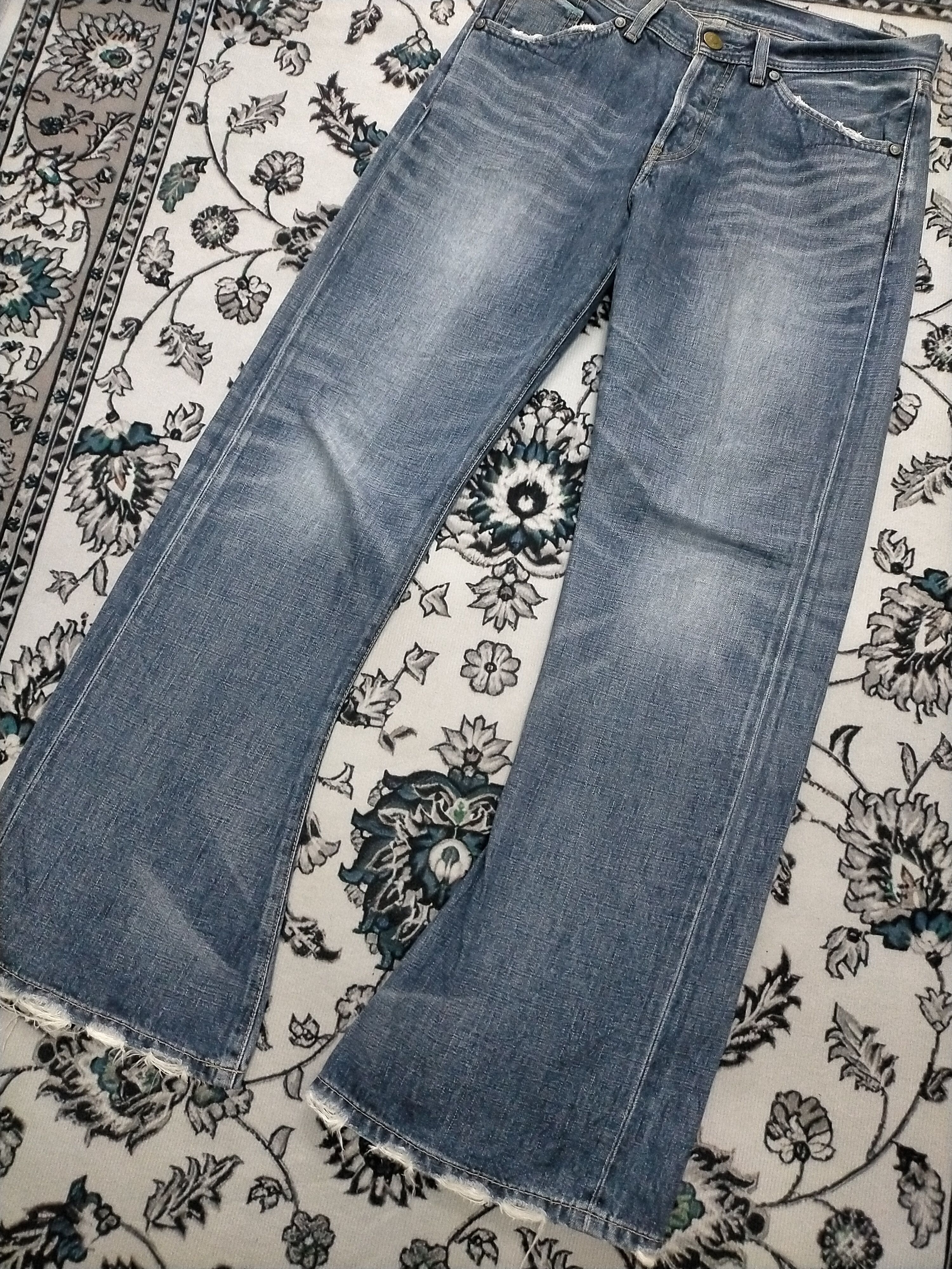 Levi's 🔥Flare 🔥Vtg Levis Mudwash Distressed Flare Jeans Size US 31 - 4 Thumbnail