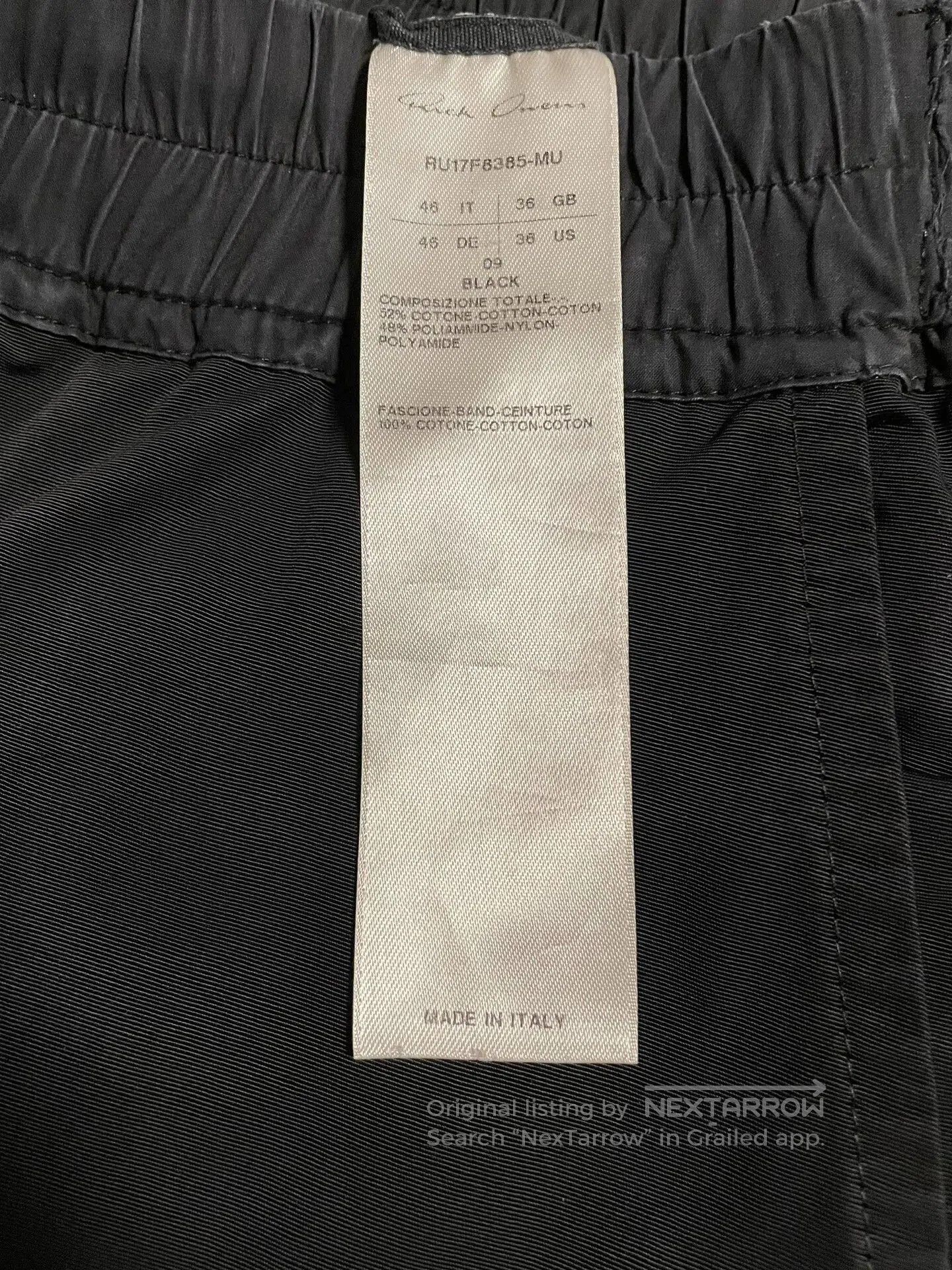Rick Owens black rick owens cargo pants size 46. Size US 36 / EU 52 - 3 Thumbnail