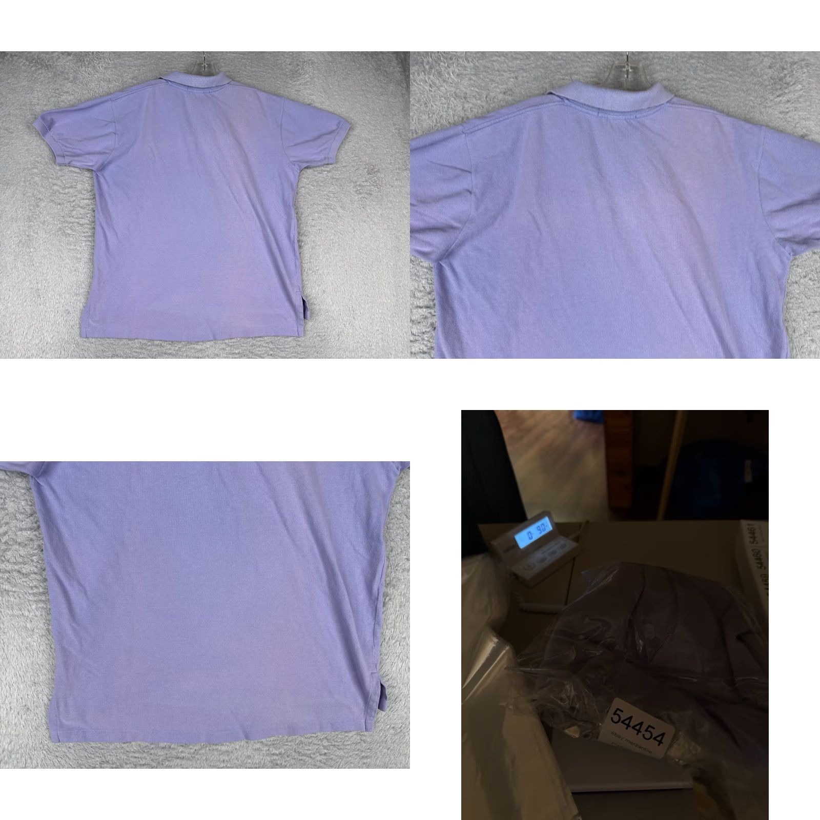 Ralph Lauren VINTAGE Polo Ralph Lauren Shirt Adult Medium Purple Cotton Short Sleeve Mens Regular Polo Size US M / EU 48-50 / 2 - 9 Thumbnail