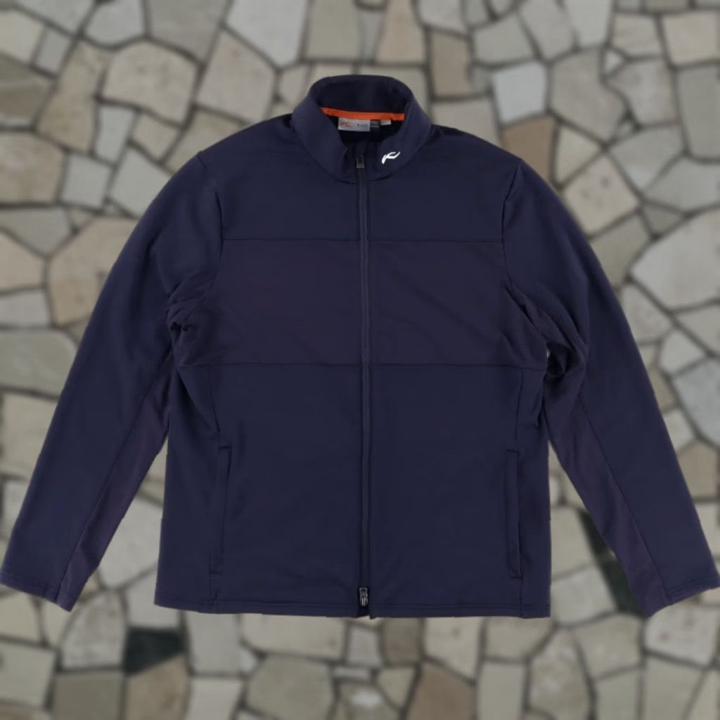 KJUS Kjus Golf Waffle Midlayer Jacket Navy Men's 2XL Shirt Slim jacket 2XL Navy Golf Waffle Midlayer Mens Size US XXL / EU 58 / 5 - 1 Thumbnail
