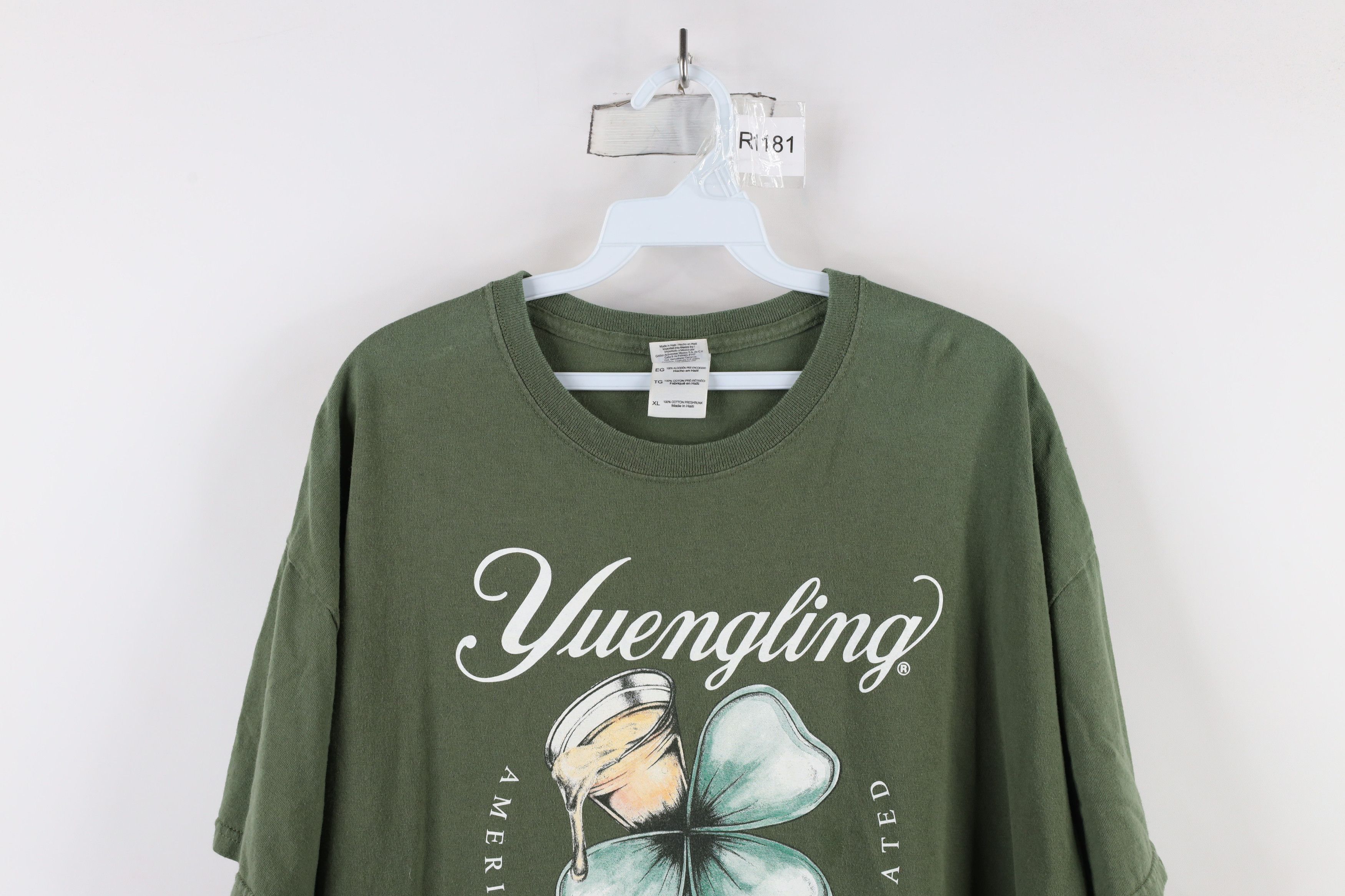 Vintage Vintage Out St Patricks Day Yuengling Beer T-Shirt Green Size US XL / EU 56 / 4 - 2 Thumbnail