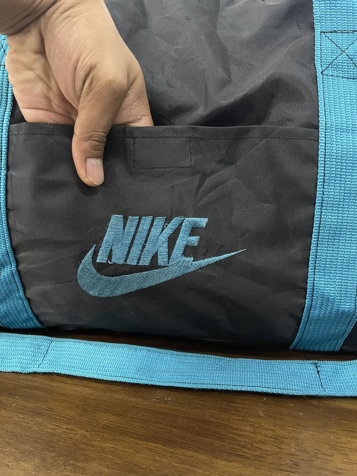 Nike × Vintage 90s Nike Gym Traveller Bag Size ONE SIZE - 4 Thumbnail