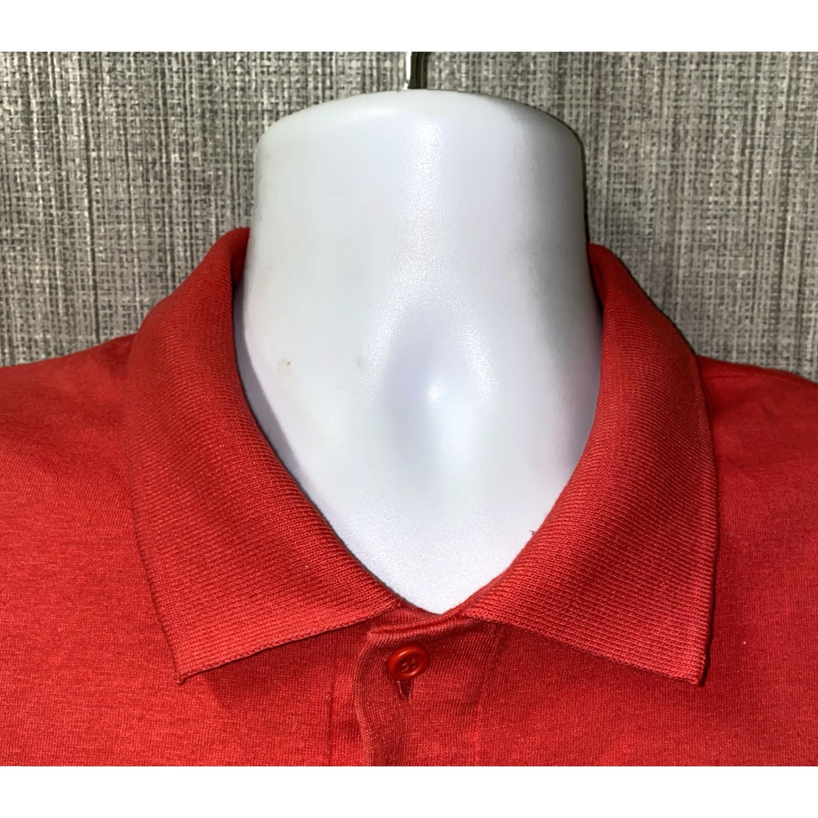 Anvil VINTAGE Anvil Mens Red Short Sleeve Polo Shirt Size L USA Made Golf Polo Shirt Size US L / EU 52-54 / 3 - 4 Thumbnail