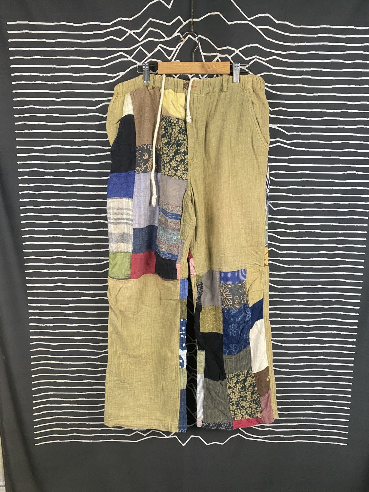 Vintage Furstep Patchwork Trousers/pants Size US 33 - 1 Thumbnail
