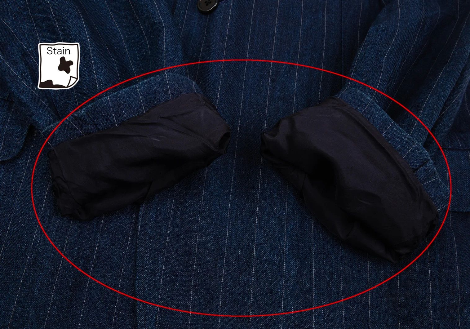 Yohji Yamamoto Yohji Yamamoto Indigo Dyed Linen Stripe Jacket Size US M / EU 48-50 / 2 - 11 Thumbnail