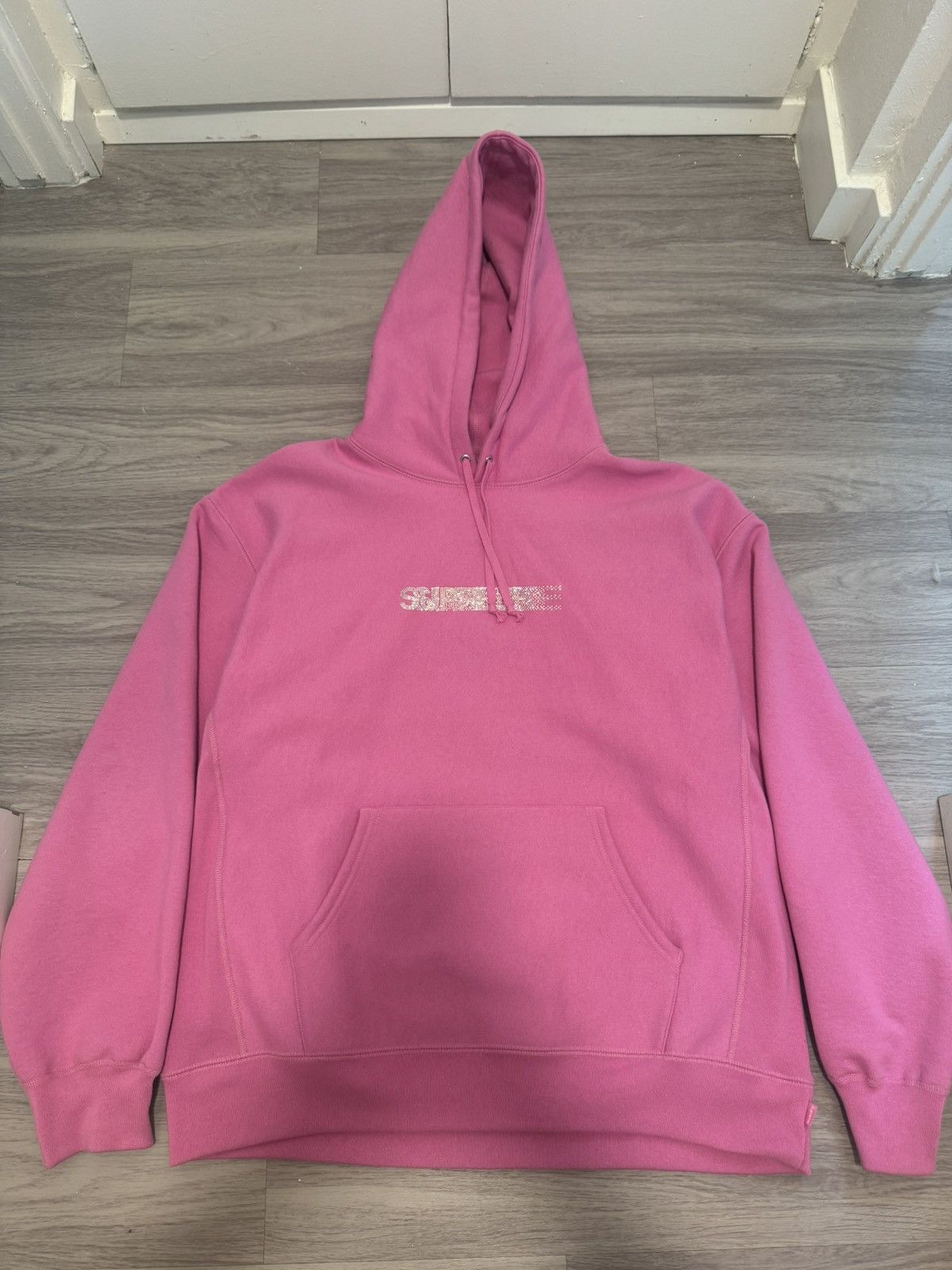 Supreme × Swarovski Supreme Swarovski Motion Logo Hooded 