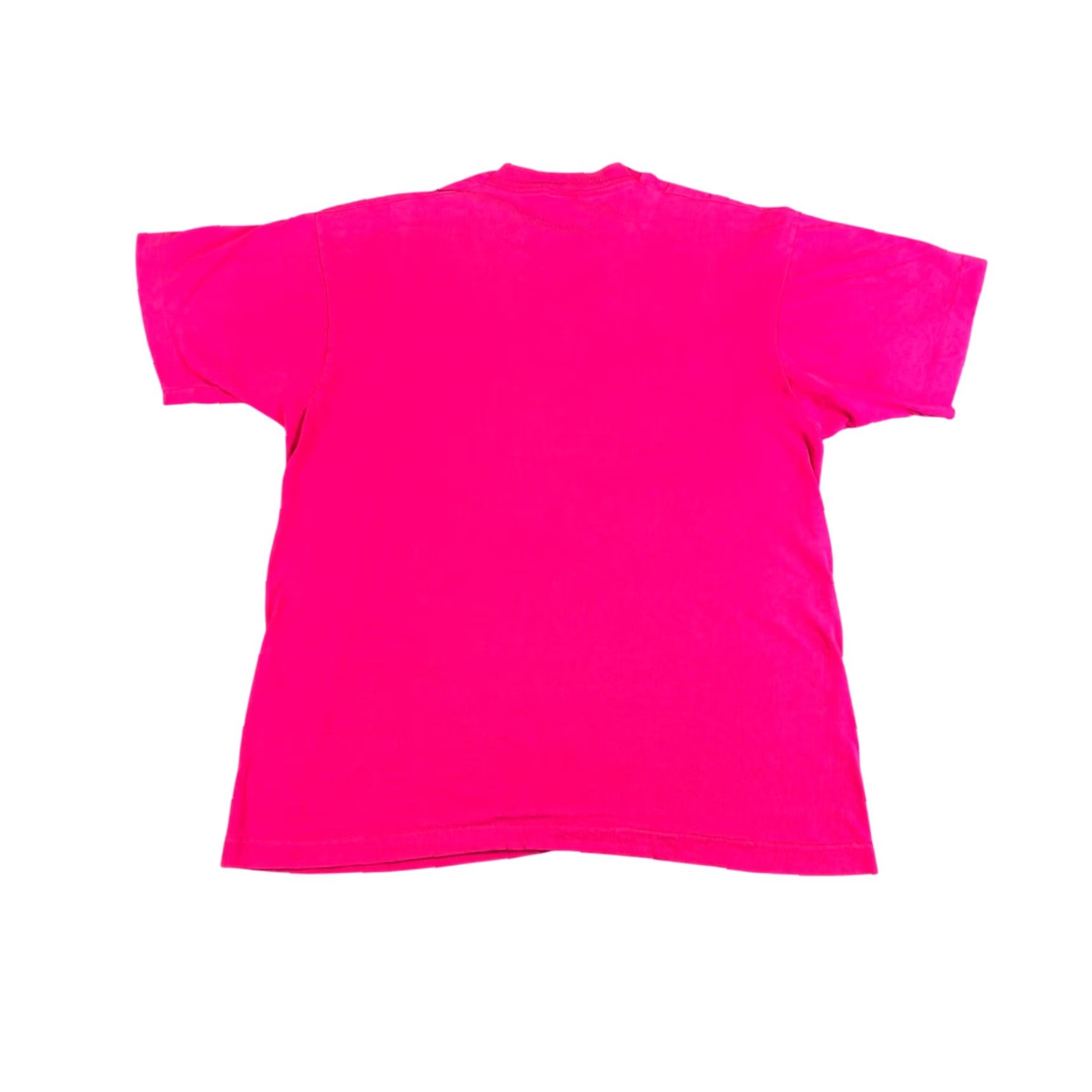 Fruit Of The Loom VINTAGE Bay Ridge 1992 Graphic T Shirt Hot Pink Fruit of the Loom Mens L Size US L / EU 52-54 / 3 - 2 Thumbnail