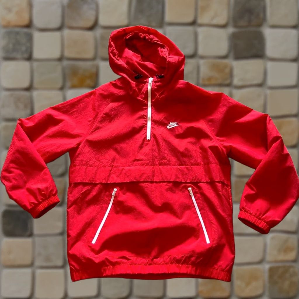 Nike Nike Jacket Anorak Parka Wind Runner Red Outer Sports Original LTD Men L Size US L / EU 52-54 / 3 - 1 Thumbnail