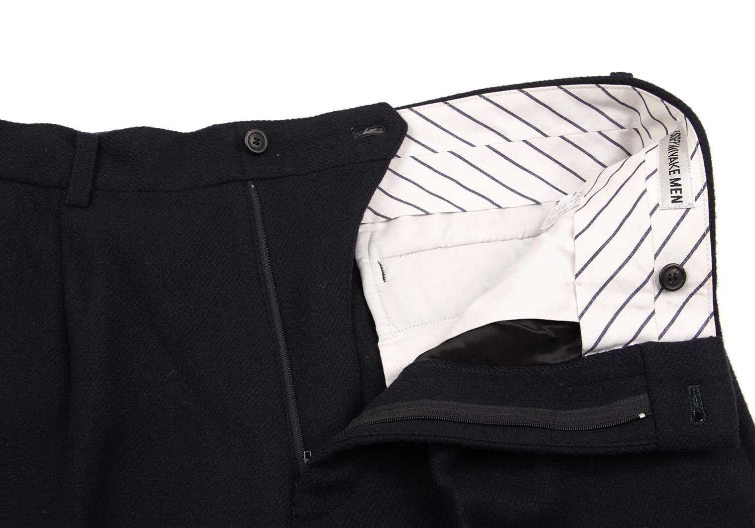 Issey Miyake Wool Two-Tuck Pants in Navy XL Size US 38 / EU 54 - 3 Thumbnail