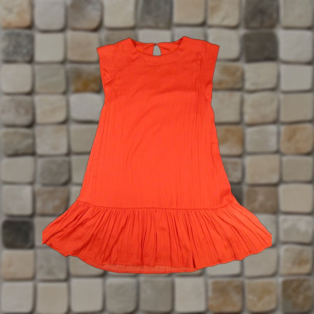 Vintage Maeve Dress Womens Xxs Orange Ruffle Size XXS / US 00 / IT 34 - 1 Thumbnail