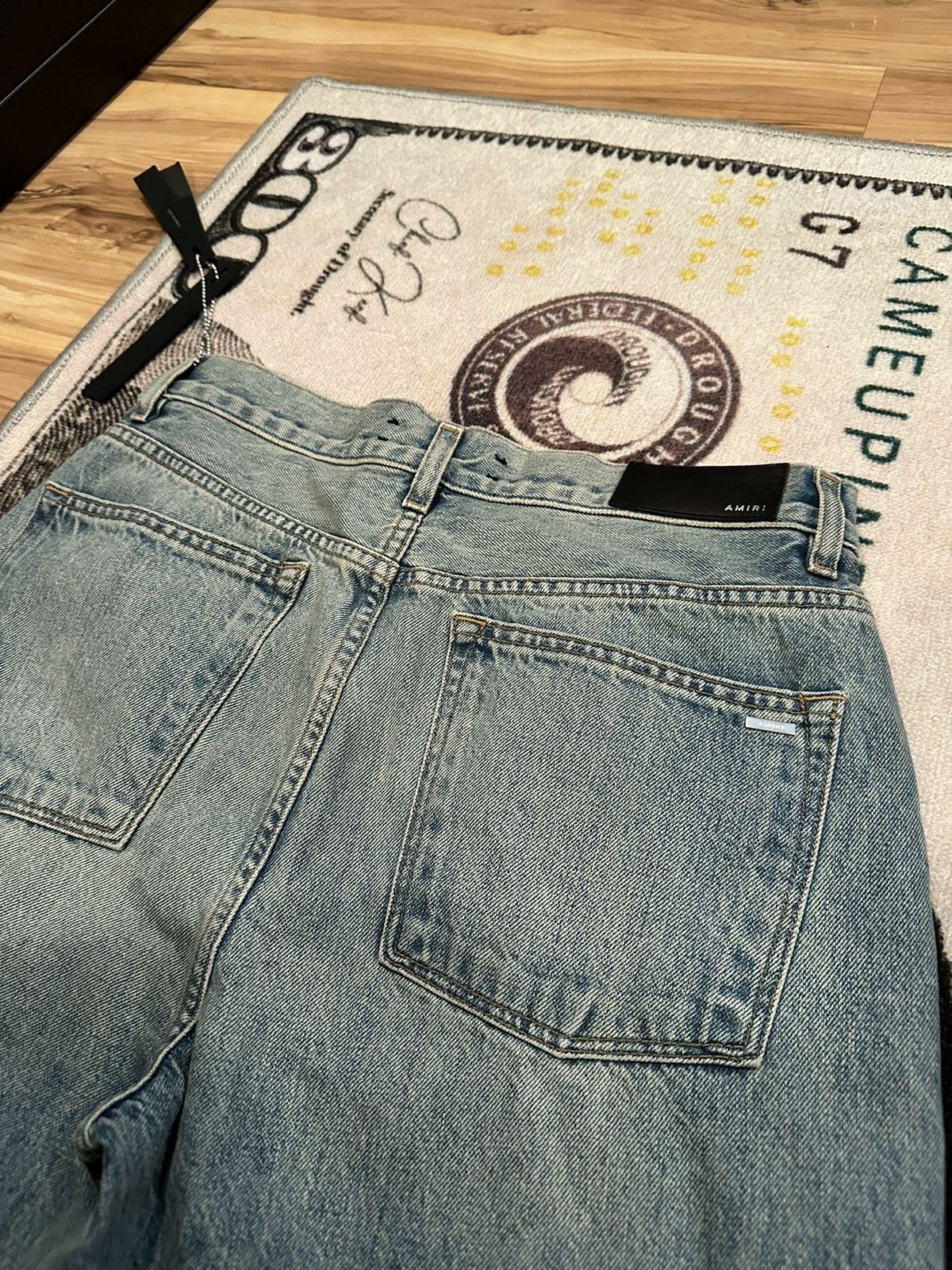 Amiri Amiri Bootleg Vintage Indigo Jeans Size US 30 / EU 46 - 15 Thumbnail