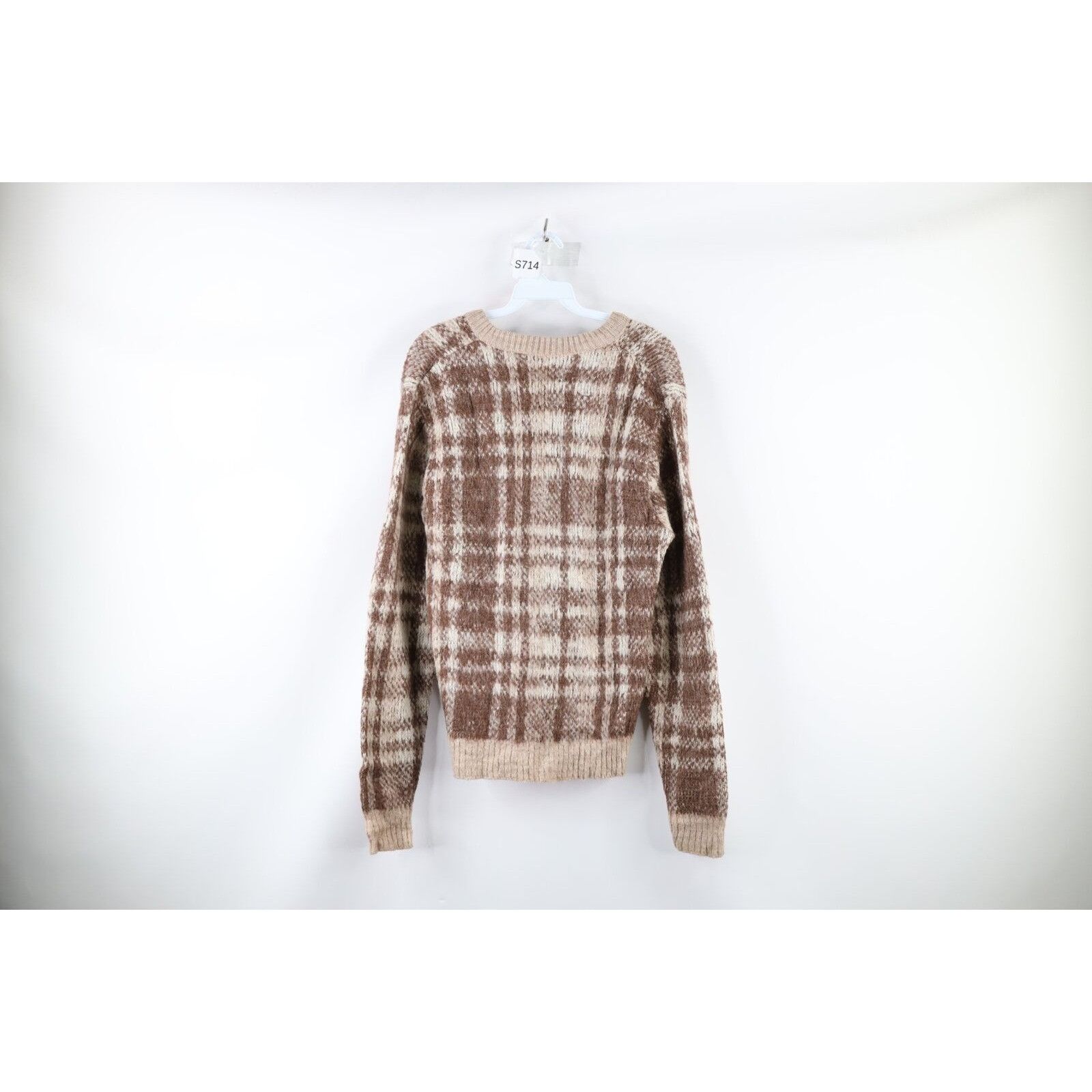 Vintage Vintage 60s Streetwear Mohair Wool Blend Knit Shag Sweater Size US M / EU 48-50 / 2 - 5 Thumbnail