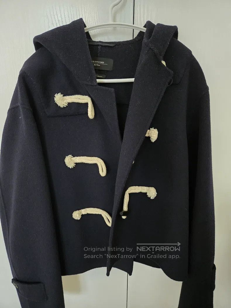 Max Mara Max Mara Melton Wool Horn Button Jacket Size S / US 4 / IT 40 - 1 Thumbnail
