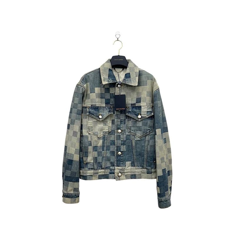 Louis Vuitton louis vuitton Mosaic effect printed denim jacket Size US S / EU 44-46 / 1 - 1 Thumbnail