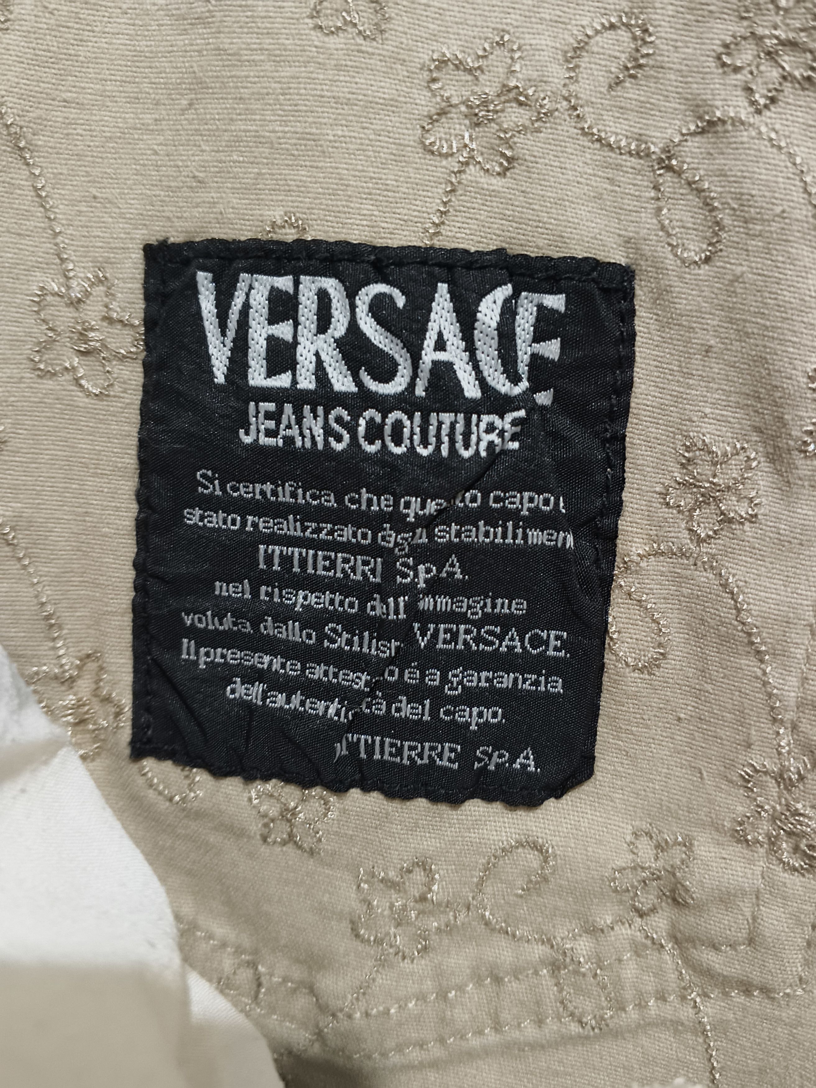 Versace Jeans Couture 90s Versace Jeans Couture Flower Pattern Size 30" / US 8 / IT 44 - 10 Thumbnail
