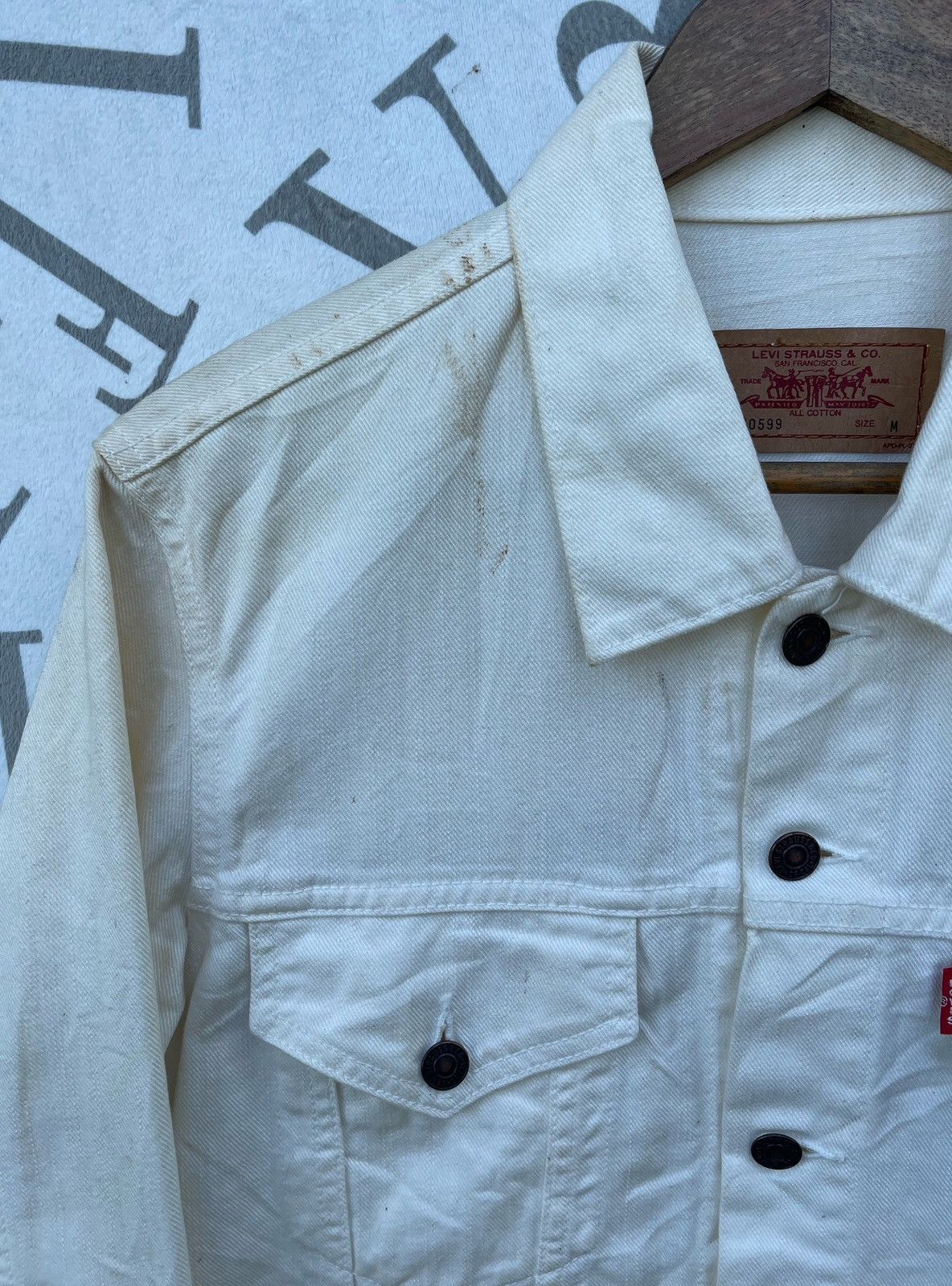 Levi's 🔥Vintage Levi's Denim Trucker Jacket Size US M / EU 48-50 / 2 - 8 Thumbnail