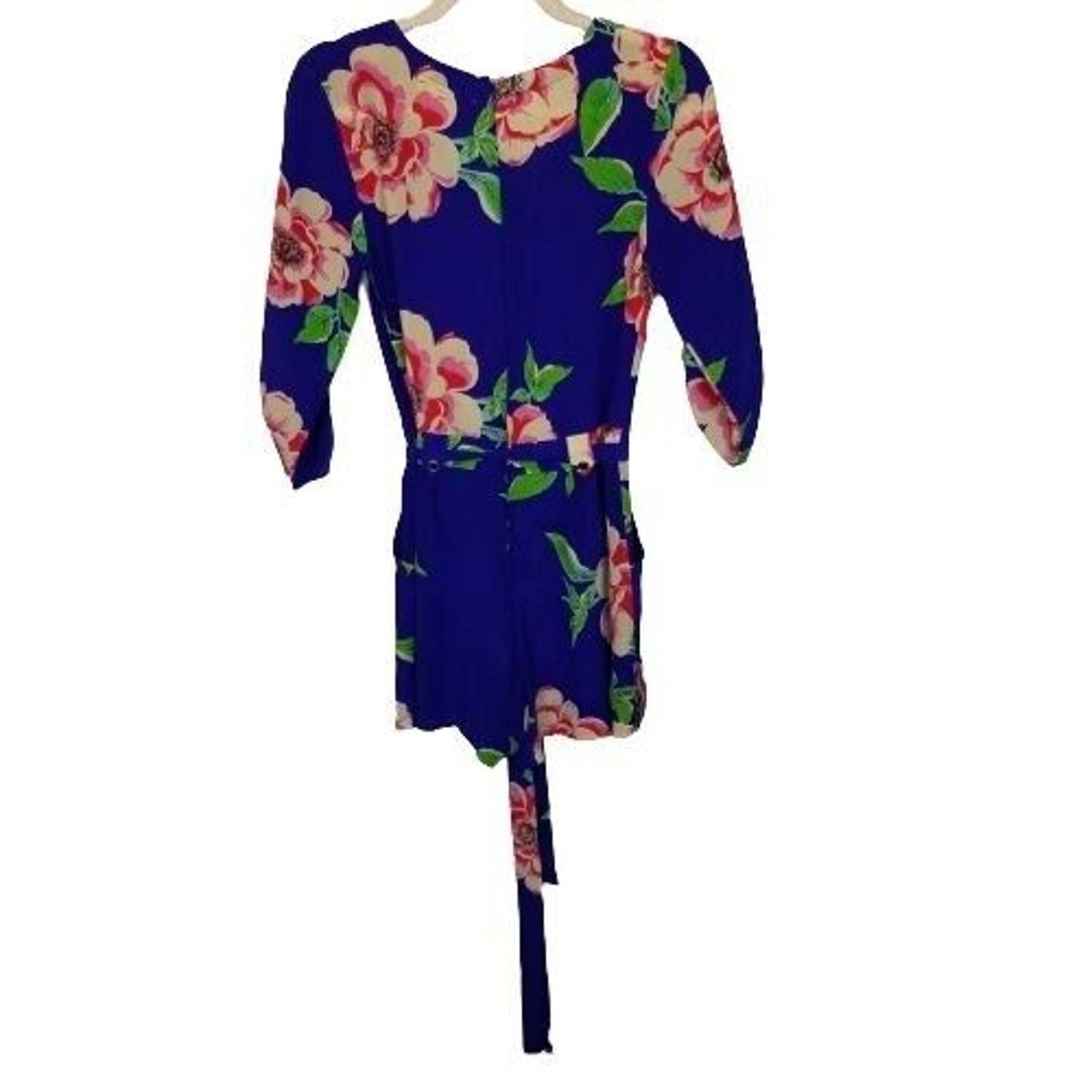Kim Jones Yumi Kim Liz Silk Romper Floral Designer Tropical Resort XS Size XS / US 0-2 / IT 36-38 - 10 Thumbnail