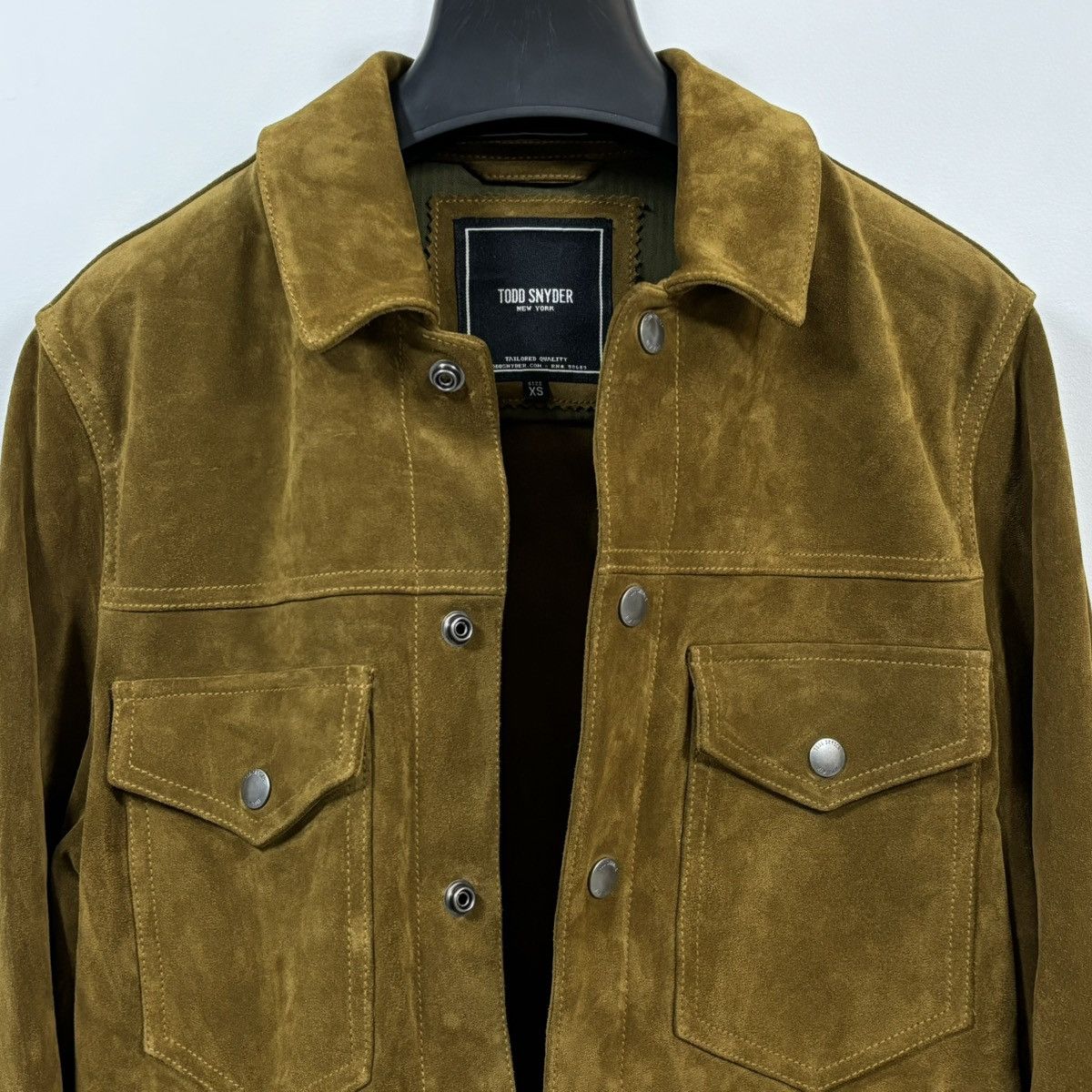 Todd Snyder Todd Snyder Dylan Italian Suede Snap Dylan Jacket - Size XS Size US XS / EU 42 / 0 - 5 Thumbnail