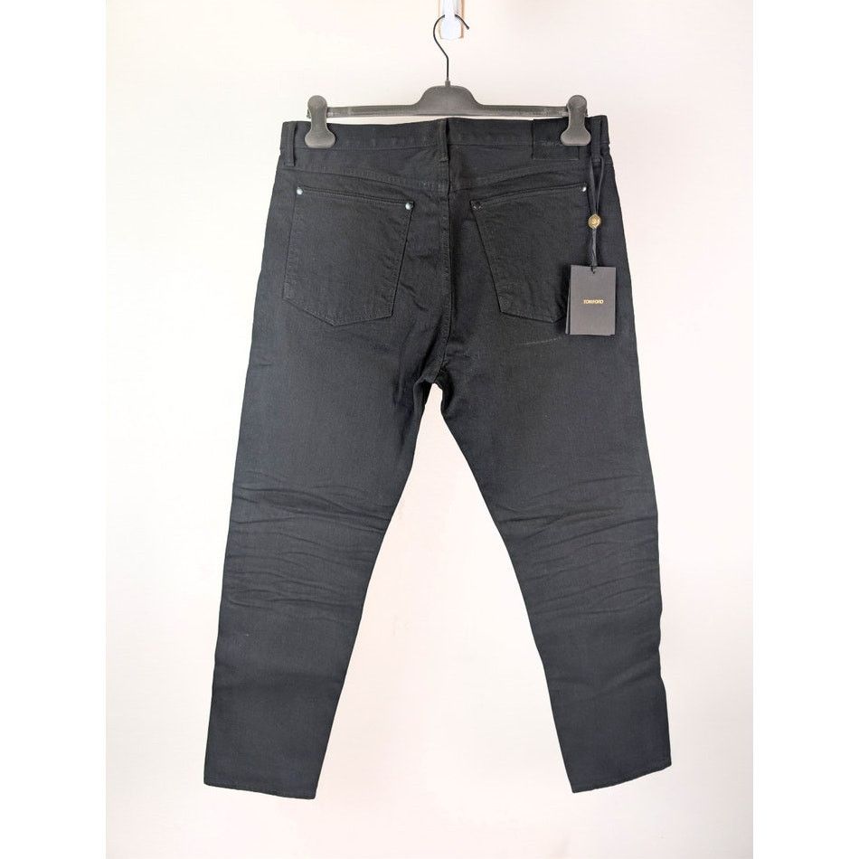 Tom Ford o1rshd1 Tapered Fit Denim Jeans in Black Size US 36 / EU 52 - 9 Thumbnail