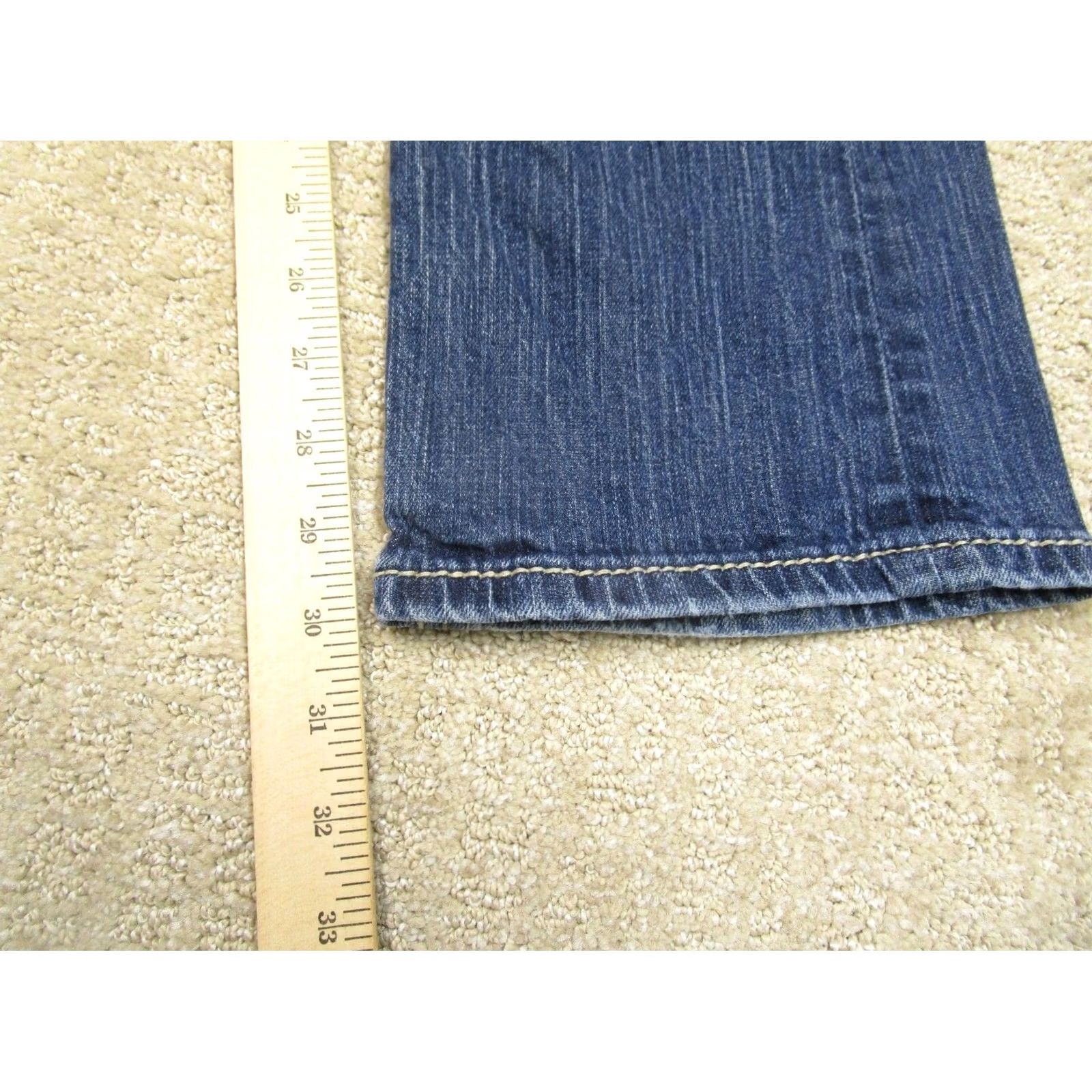 Vintage BKE Jeans Bootcut Women 28 Blue Dark Wash Denim Buckle Payton 5-Pocket Logo Stretch Size 28" / US 6 / IT 42 - 7 Thumbnail