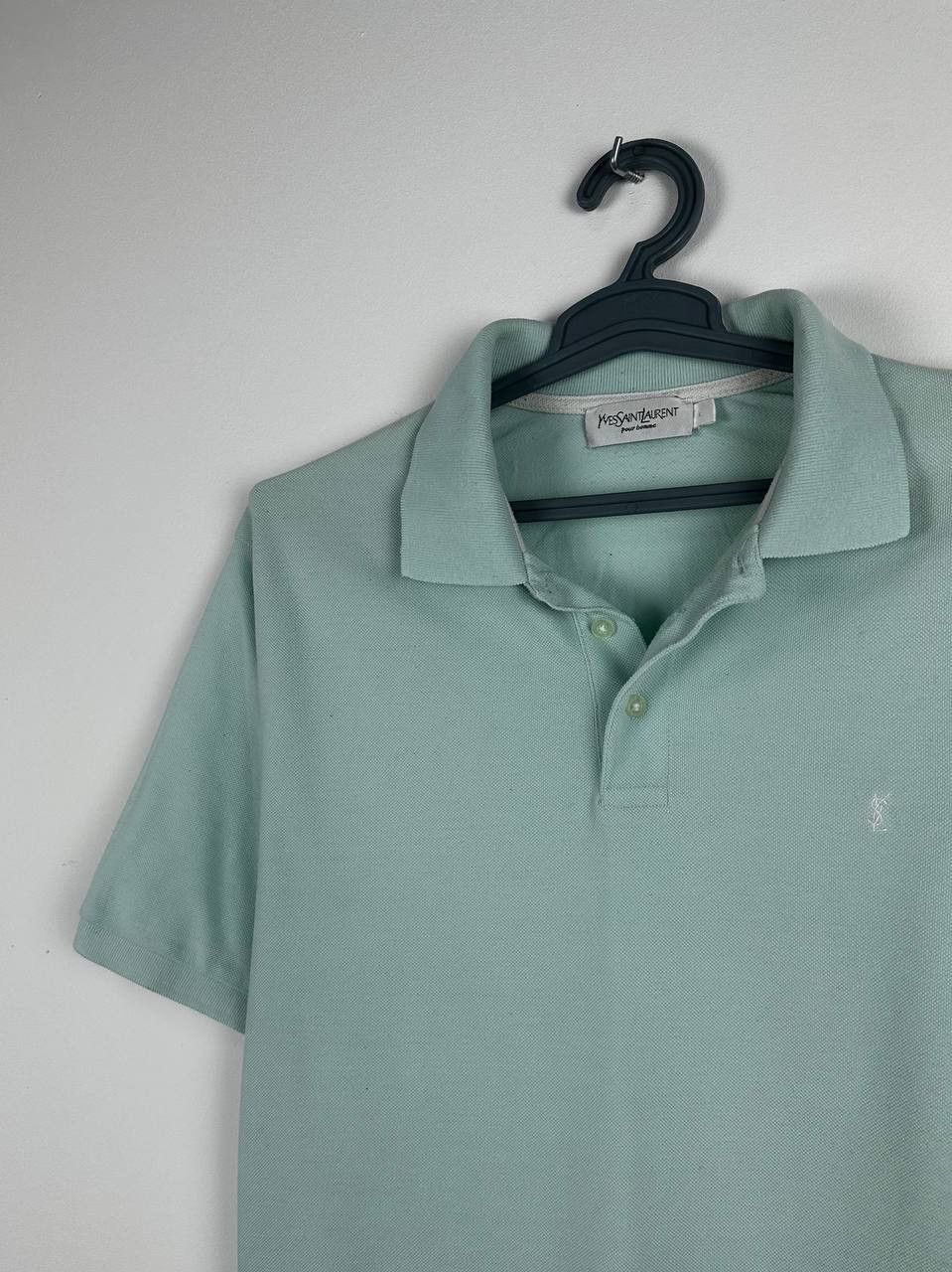 Vintage × Yves Saint Laurent Vintage YSL Yves Saint Laurent Blue Polo Size US L / EU 52-54 / 3 - 1 Thumbnail