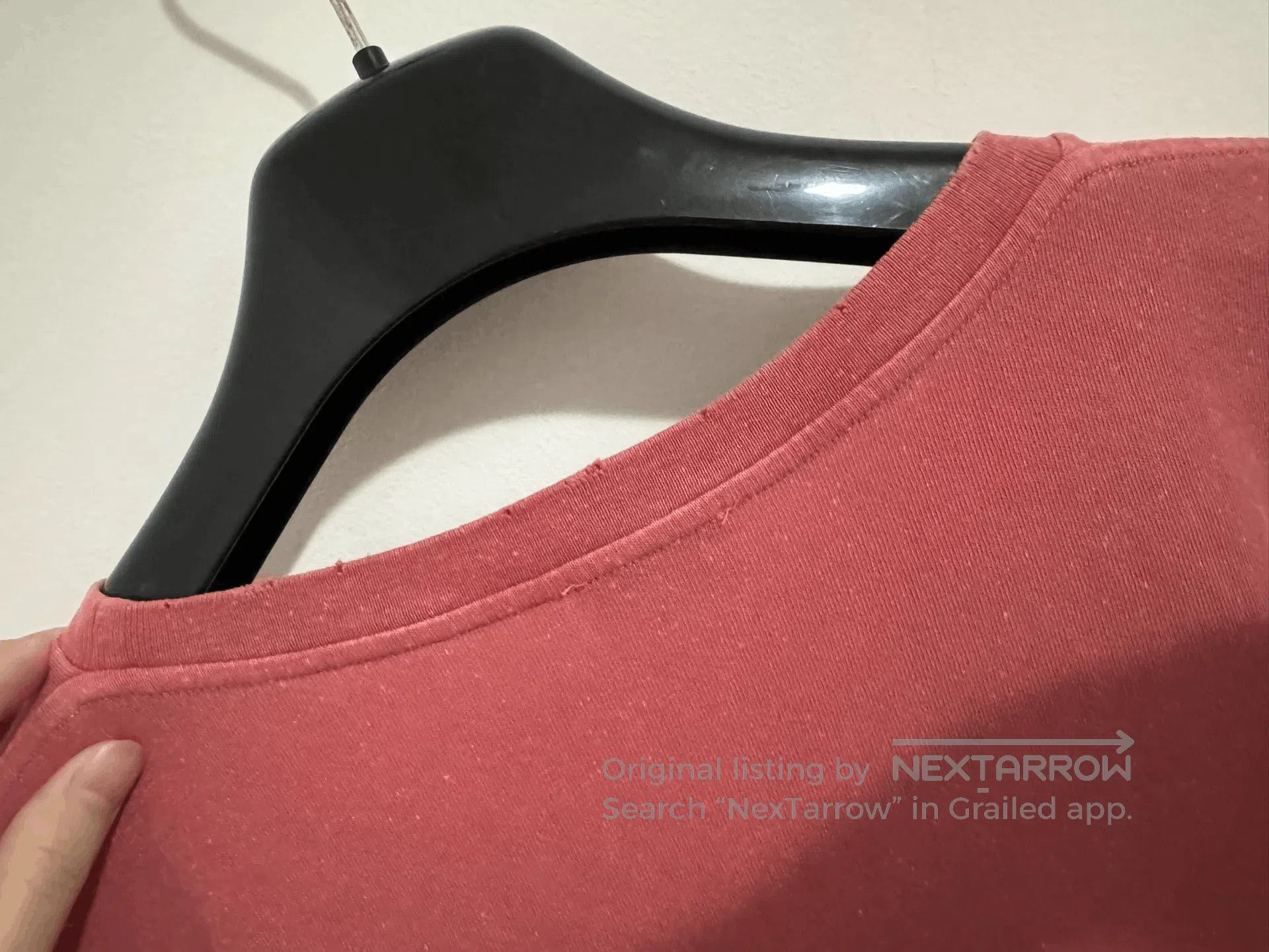 Saint Laurent Pink Logo T-Shirt.