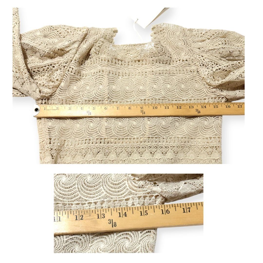 Ulla Johnson Ulla Johnson Eloise Blouse in Pearl, Size 4 New with tag Size S / US 4 / IT 40 - 13 Thumbnail