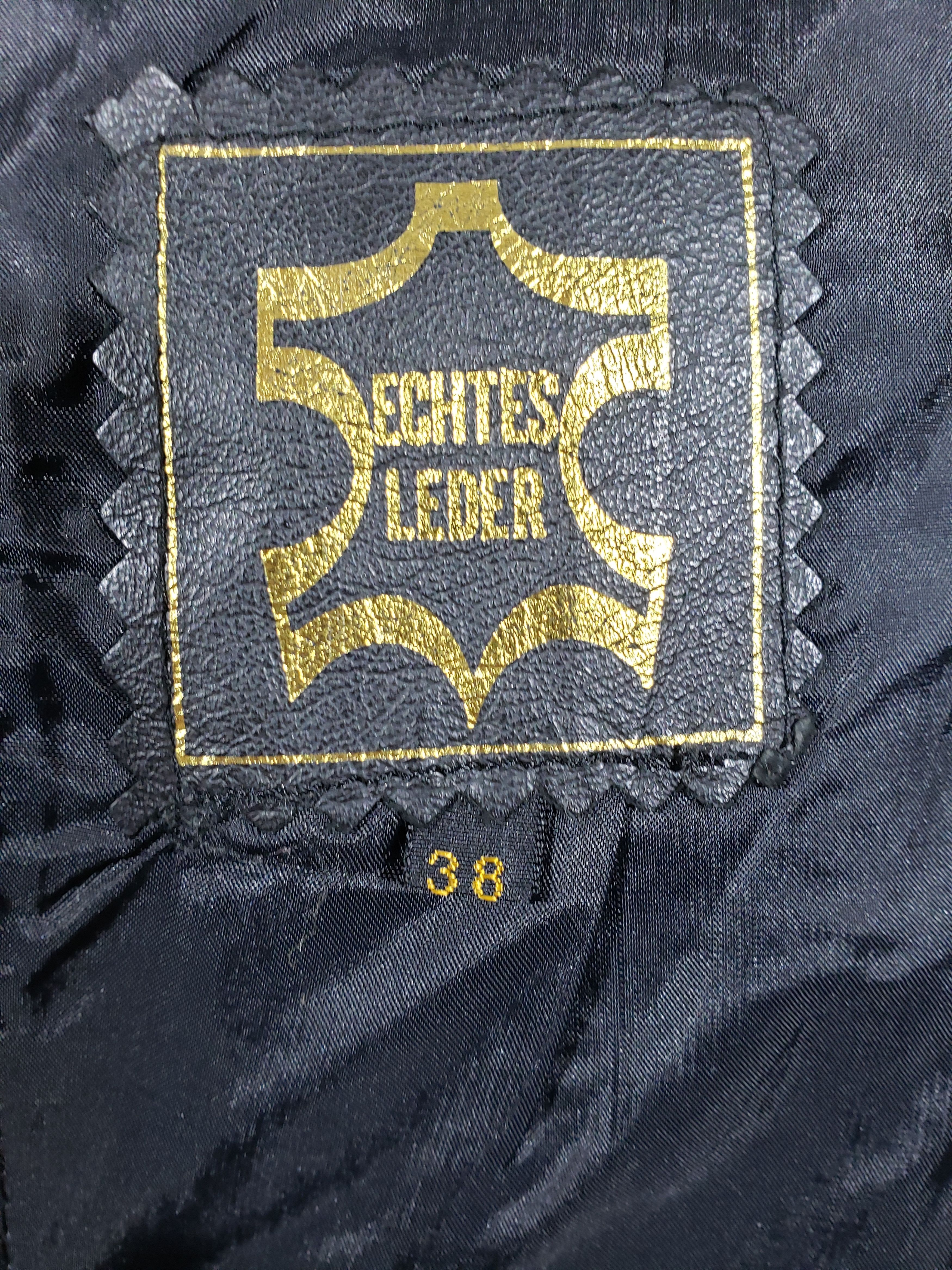 Genuine Leather Reliable black leather skirt. Size 27" / US 4 / IT 40 - 10 Thumbnail