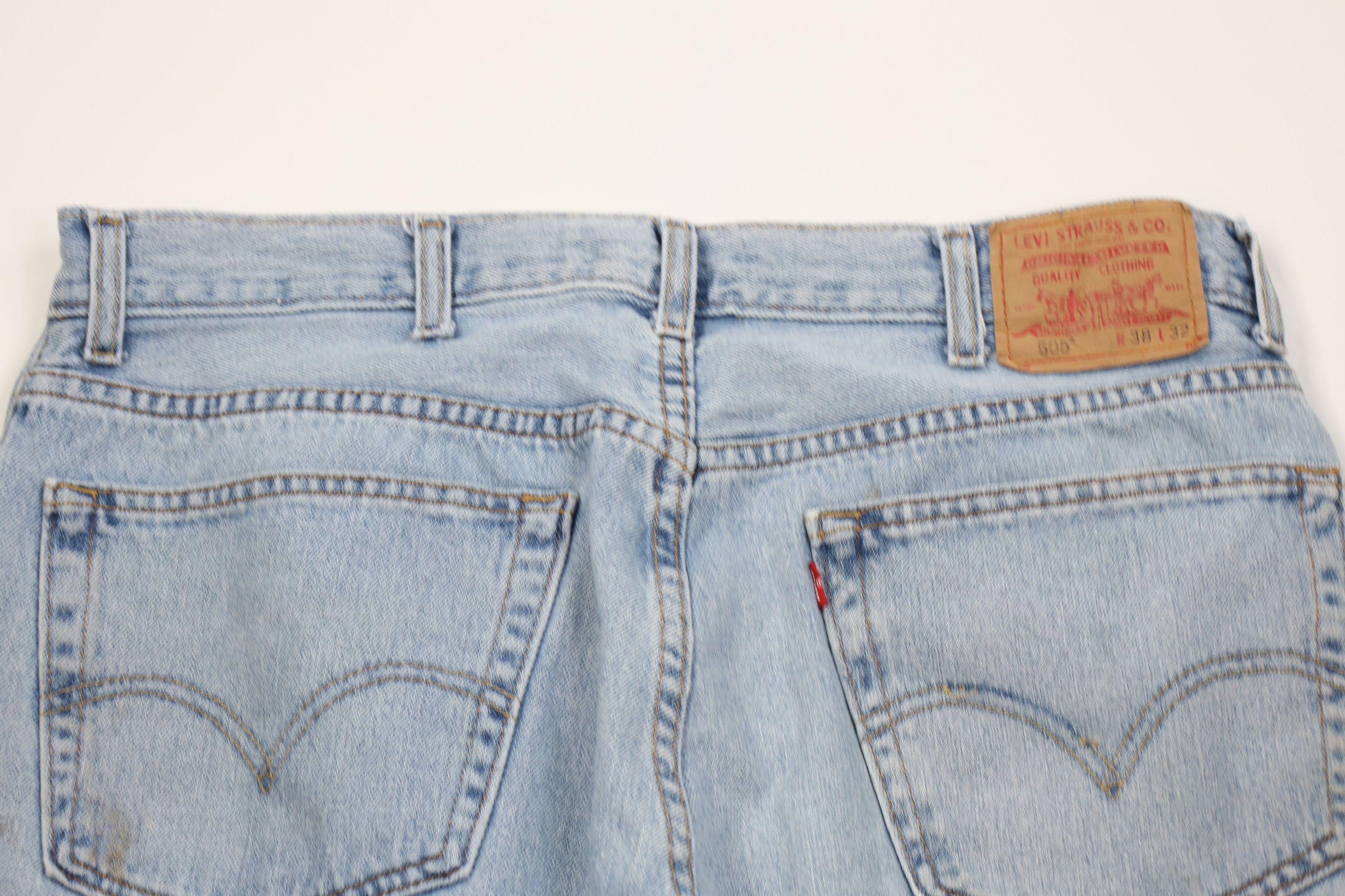 Levi's Vintage Y2K 2004 Levis 505 Regular Straight Leg Jeans Blue Size US 38 / EU 54 - 13 Thumbnail