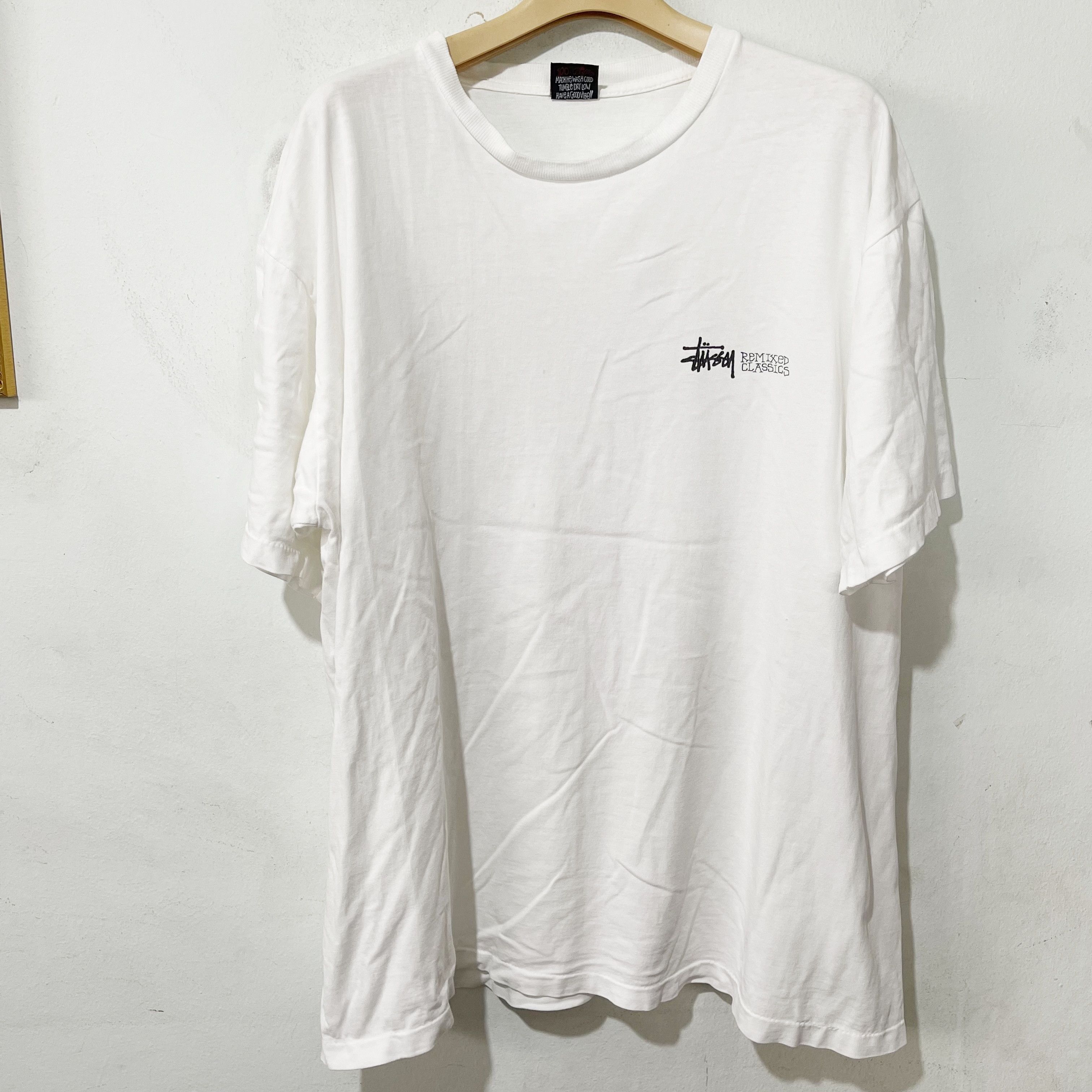 Stussy Vintage 90s Stussy Remixed Classics Vespa T-Shirt Size US L / EU 52-54 / 3 - 3 Thumbnail