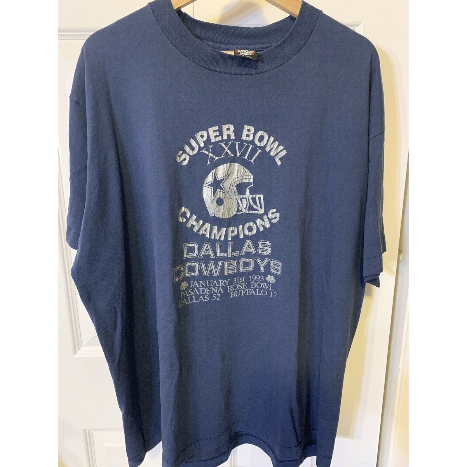 Other Vintage Super Bowl 1993 Dallas Cowboys T Shirt Screen Stars Size US XXL / EU 58 / 5 - 6 Thumbnail