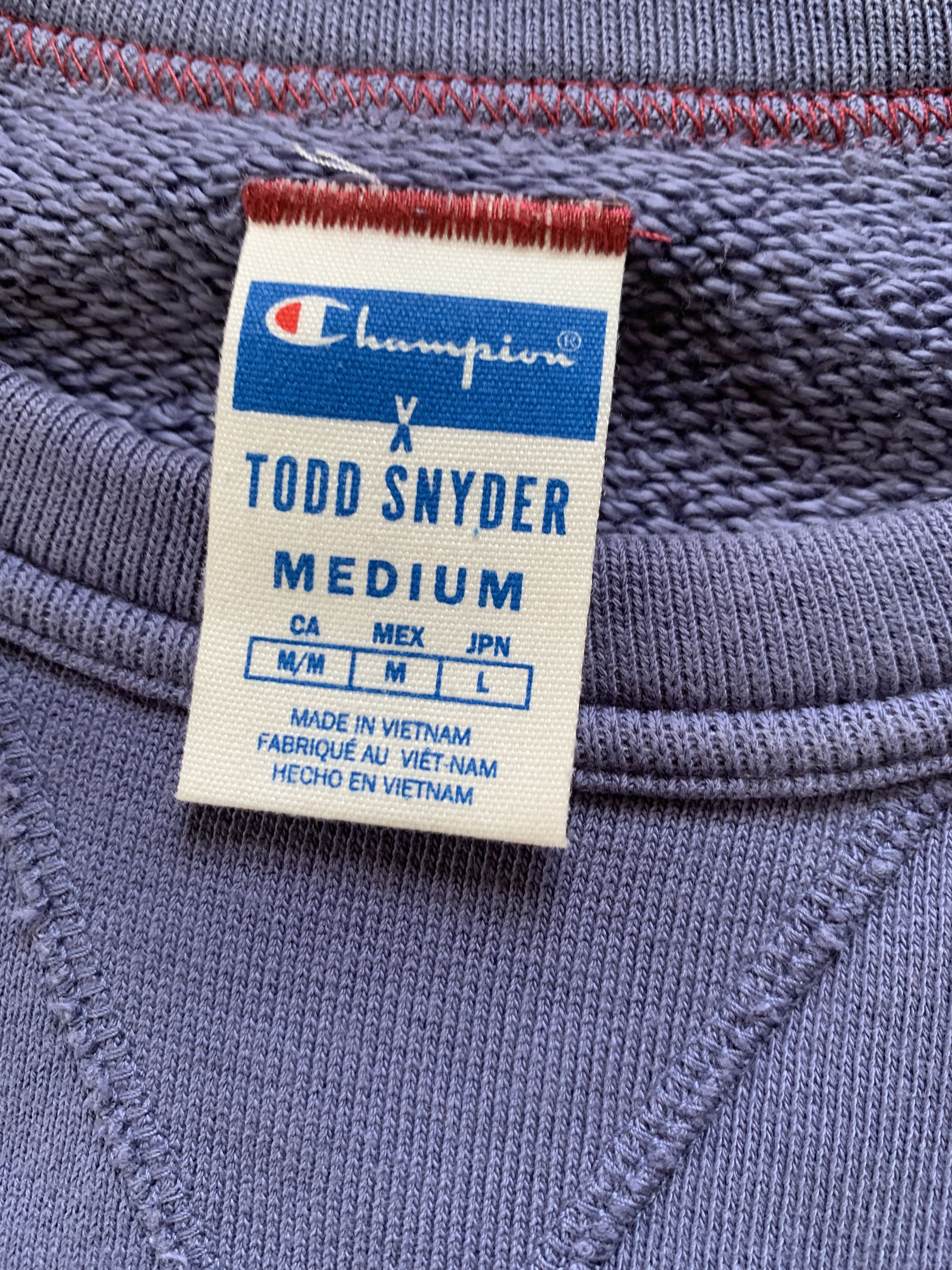 Champion × Todd Snyder × Vintage Rare Vintage Champion Todd Snyder Cotton Pocket Sweatshirt Size US M / EU 48-50 / 2 - 6 Thumbnail