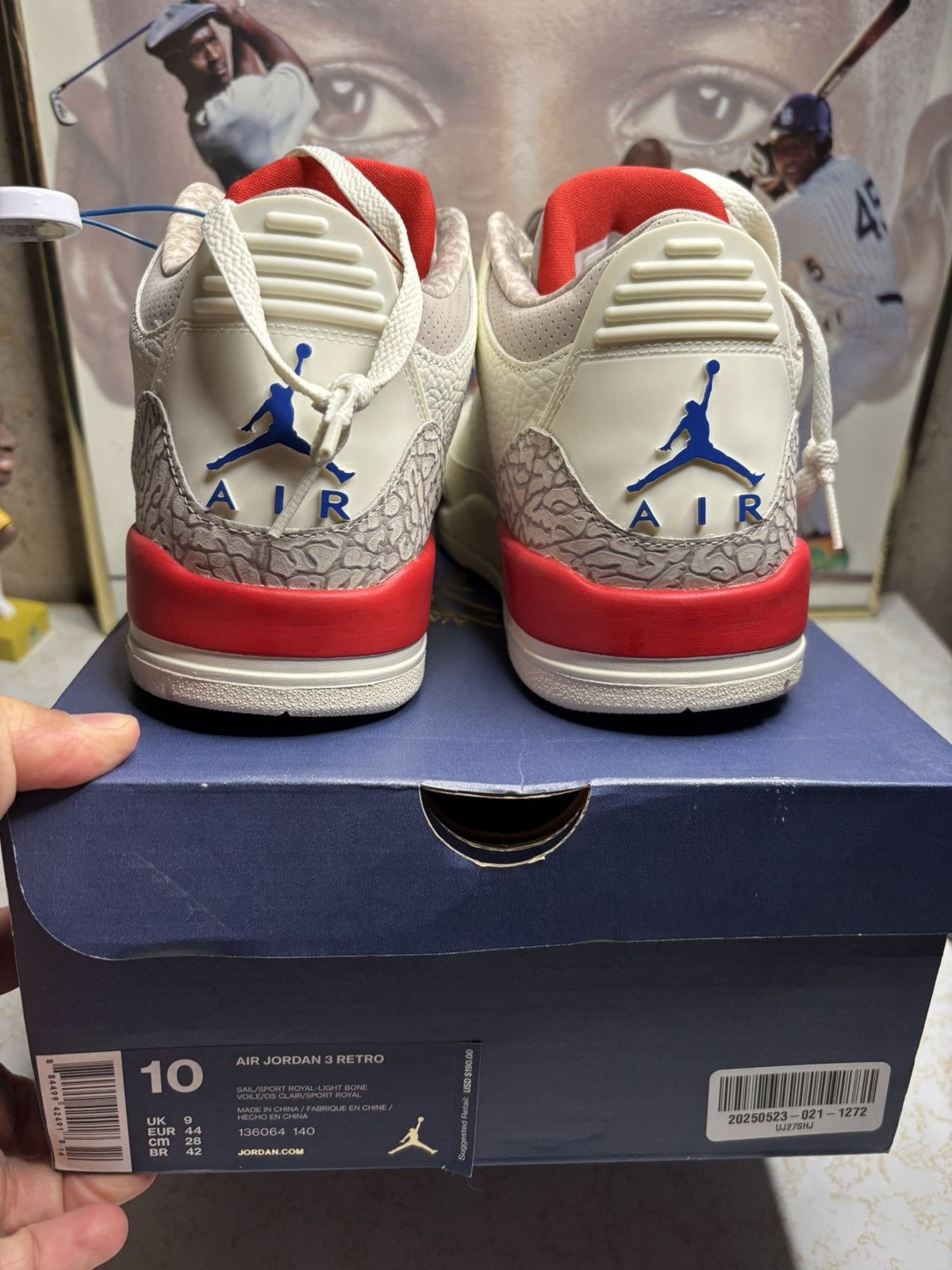 Jordan Brand Air Jordan 3 Retro international flight Size US 10 / EU 43 - 7 Thumbnail